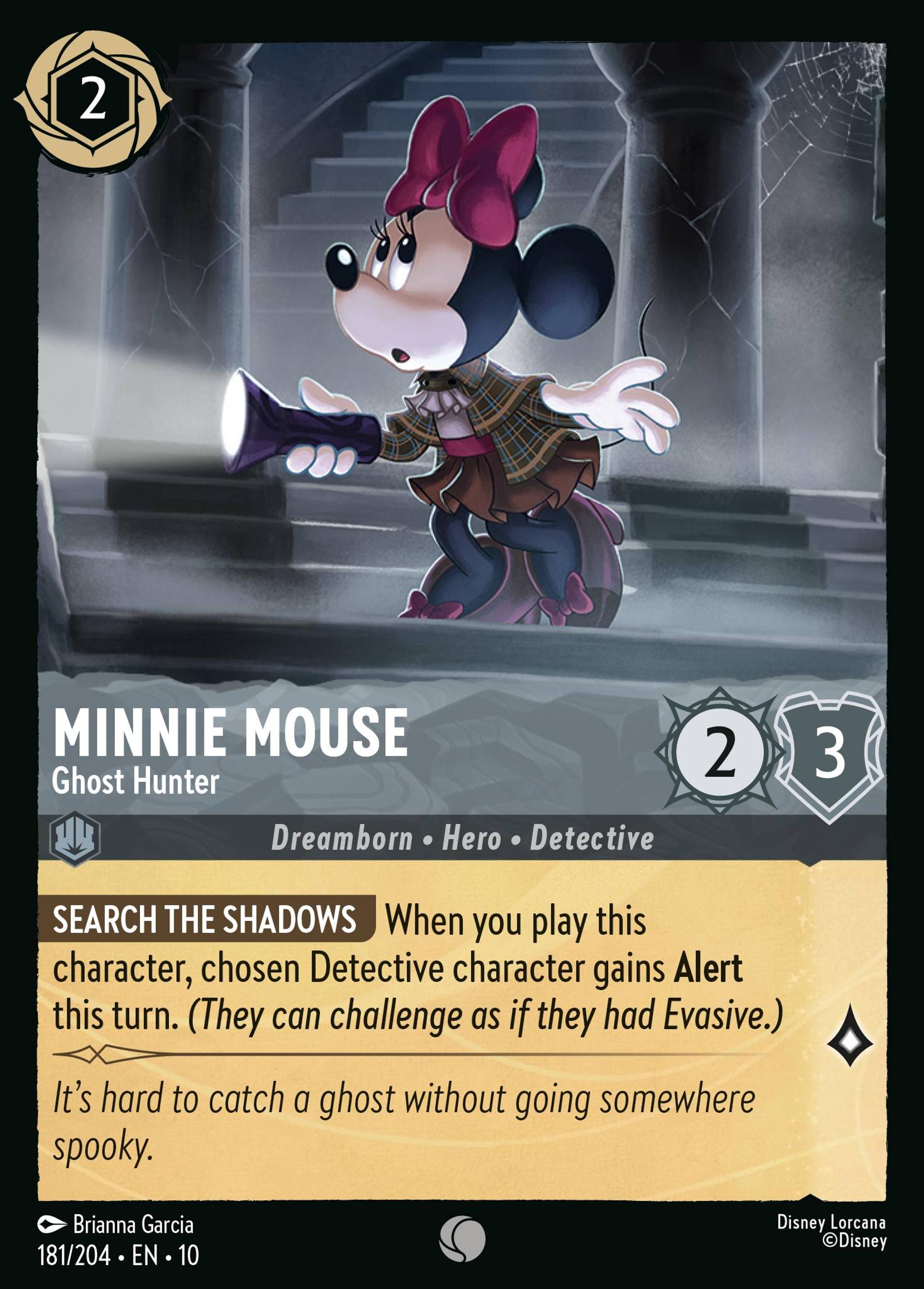 Minnie Mouse - Ghost Hunter — Whispers in the Well — Lorcana
