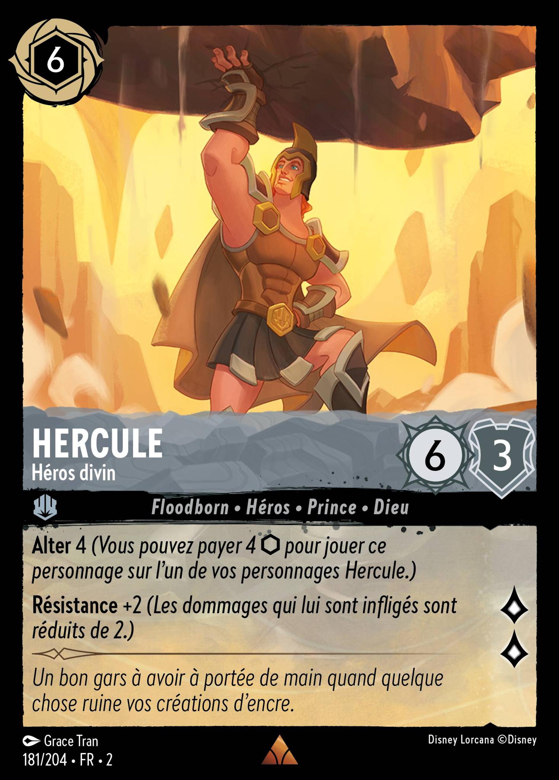 Hercule - Héros divin — Rise of the Floodborn — Lorcana