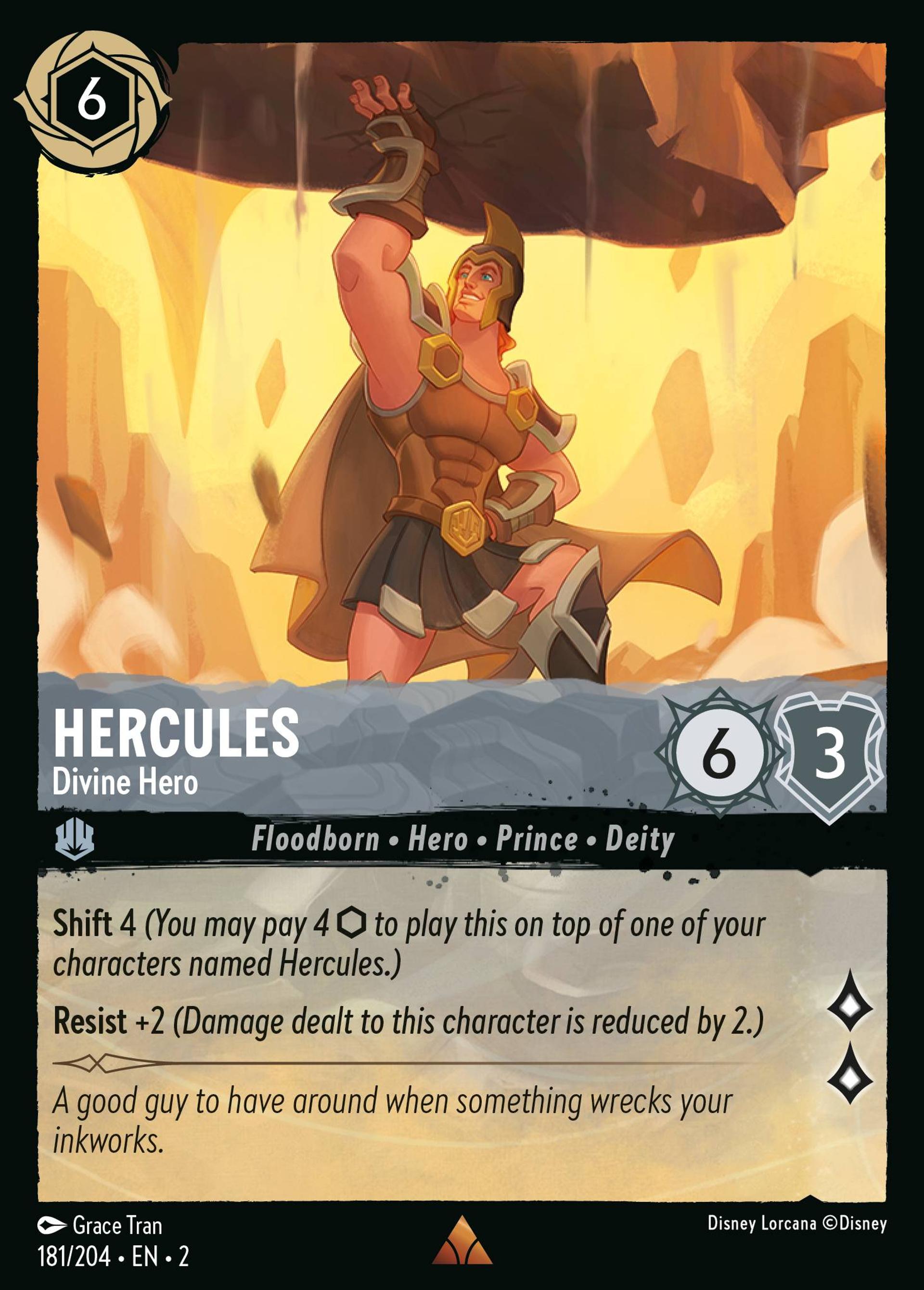 Hercules - Divine Hero — Rise of the Floodborn — Lorcana