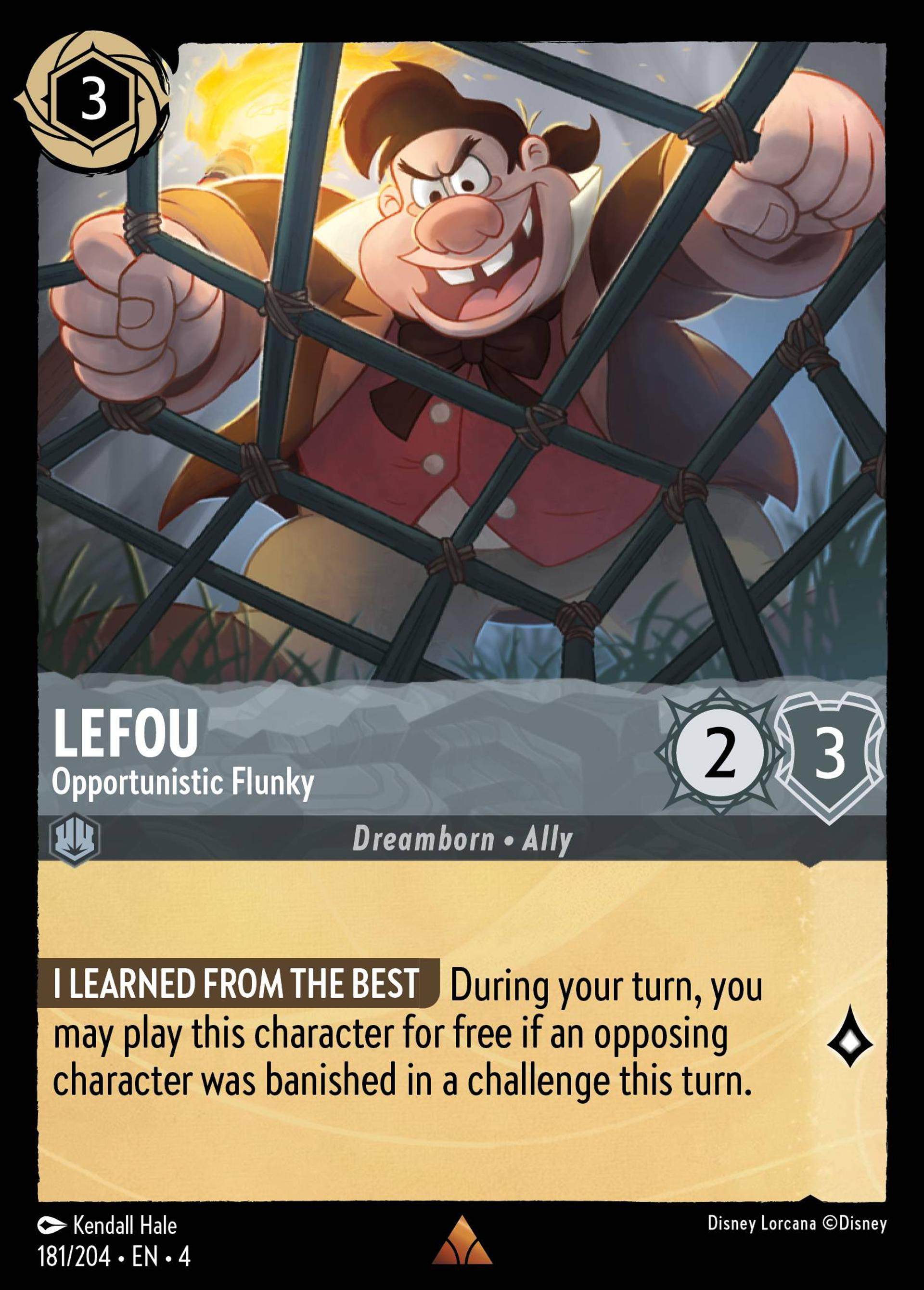 LeFou - Opportunistic Flunky — Ursula's Return — Lorcana