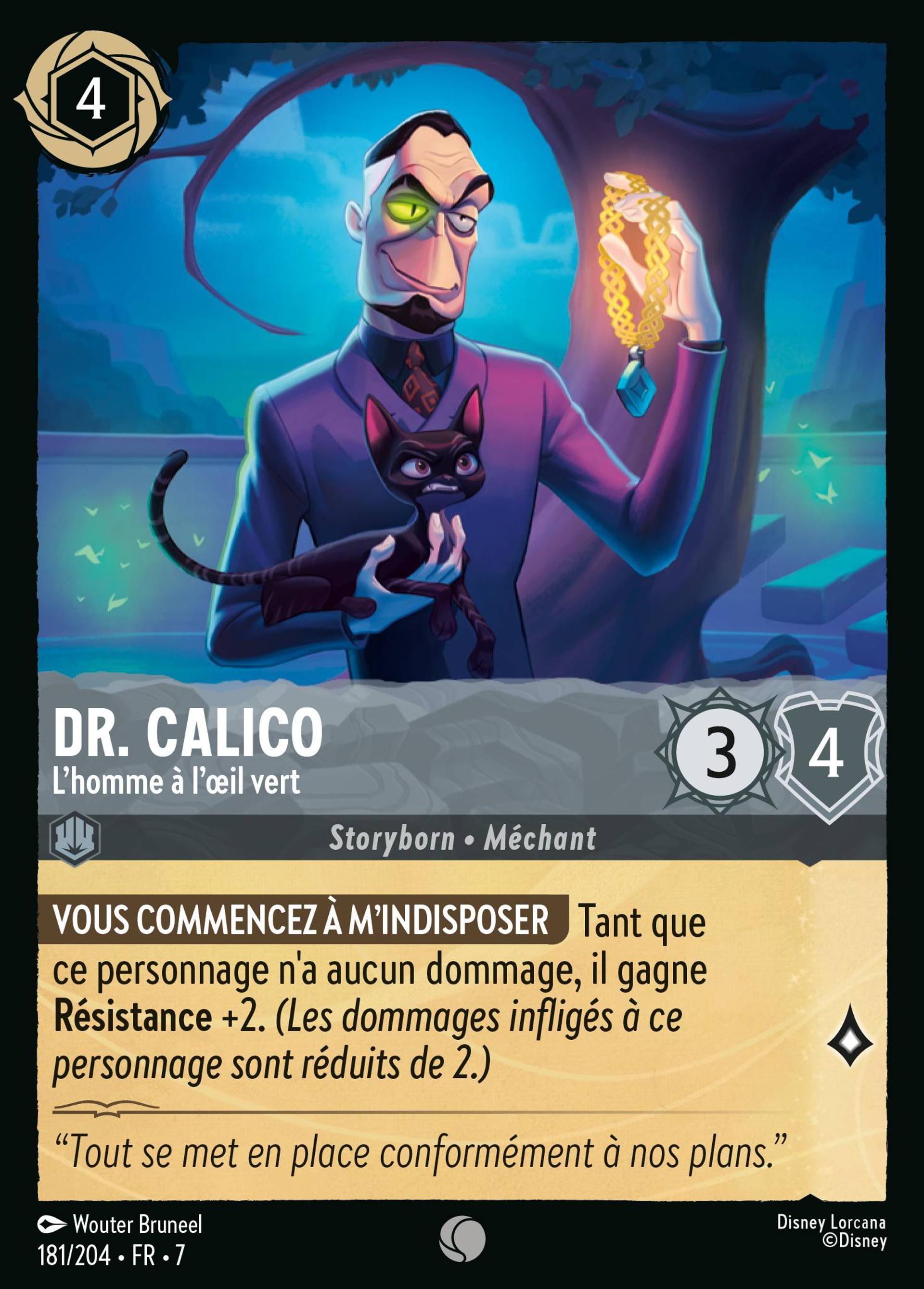 Dr. Calico - L'homme à l'œil vert — Archazia's Island — Lorcana