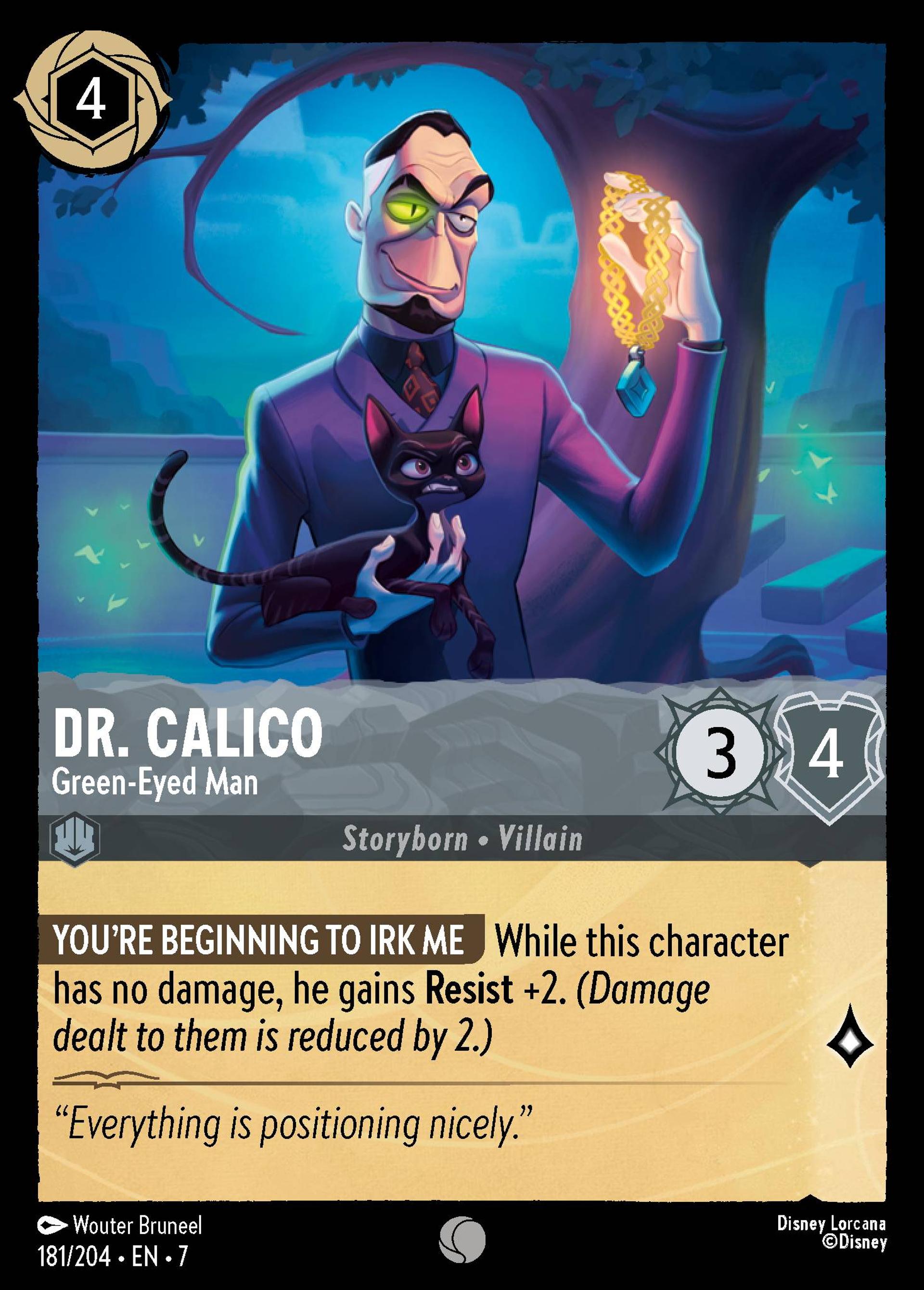 Dr. Calico - L'homme à l'œil vert — Archazia's Island — Lorcana