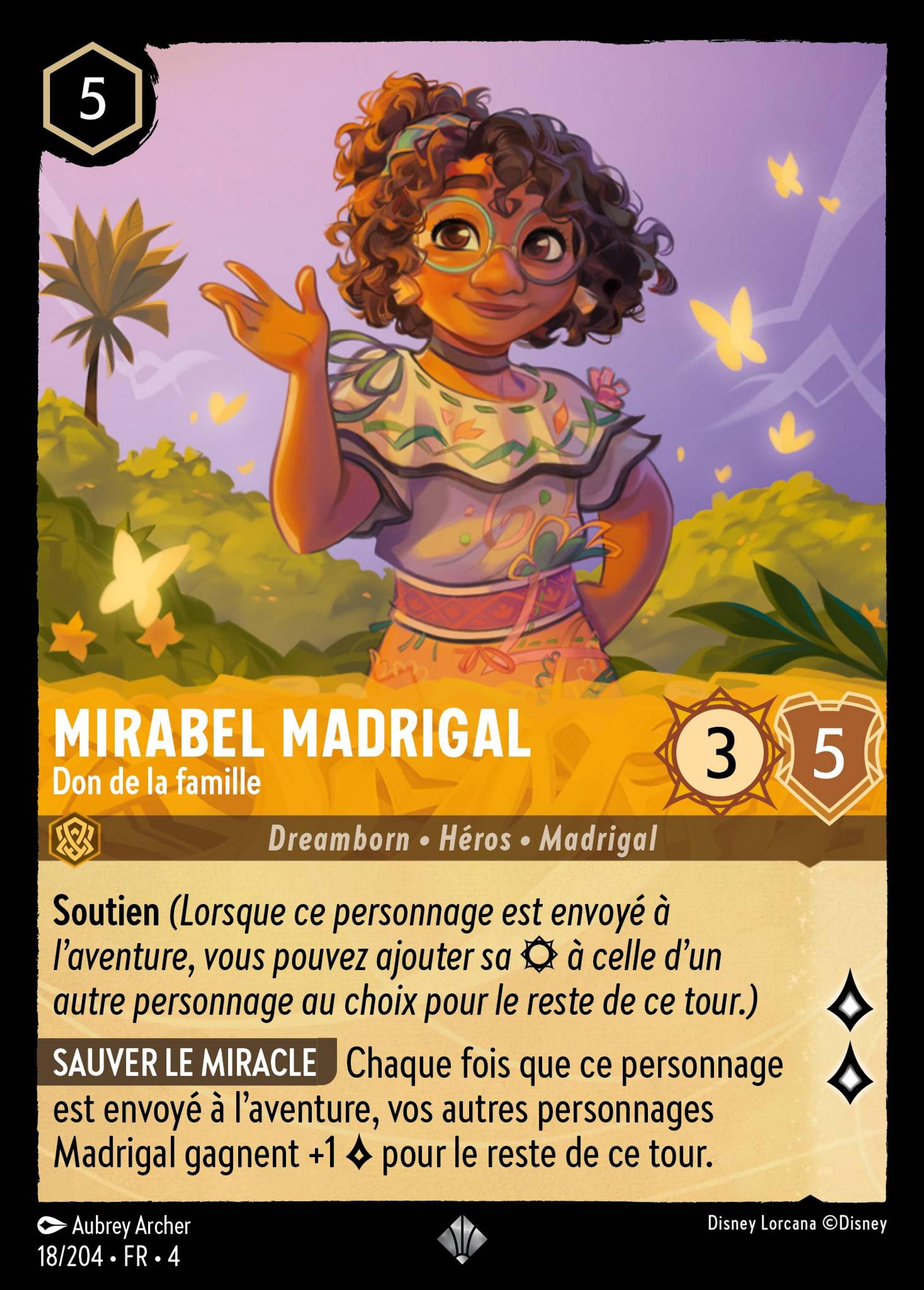Mirabel Madrigal - Don de la famille — Ursula's Return — Lorcana