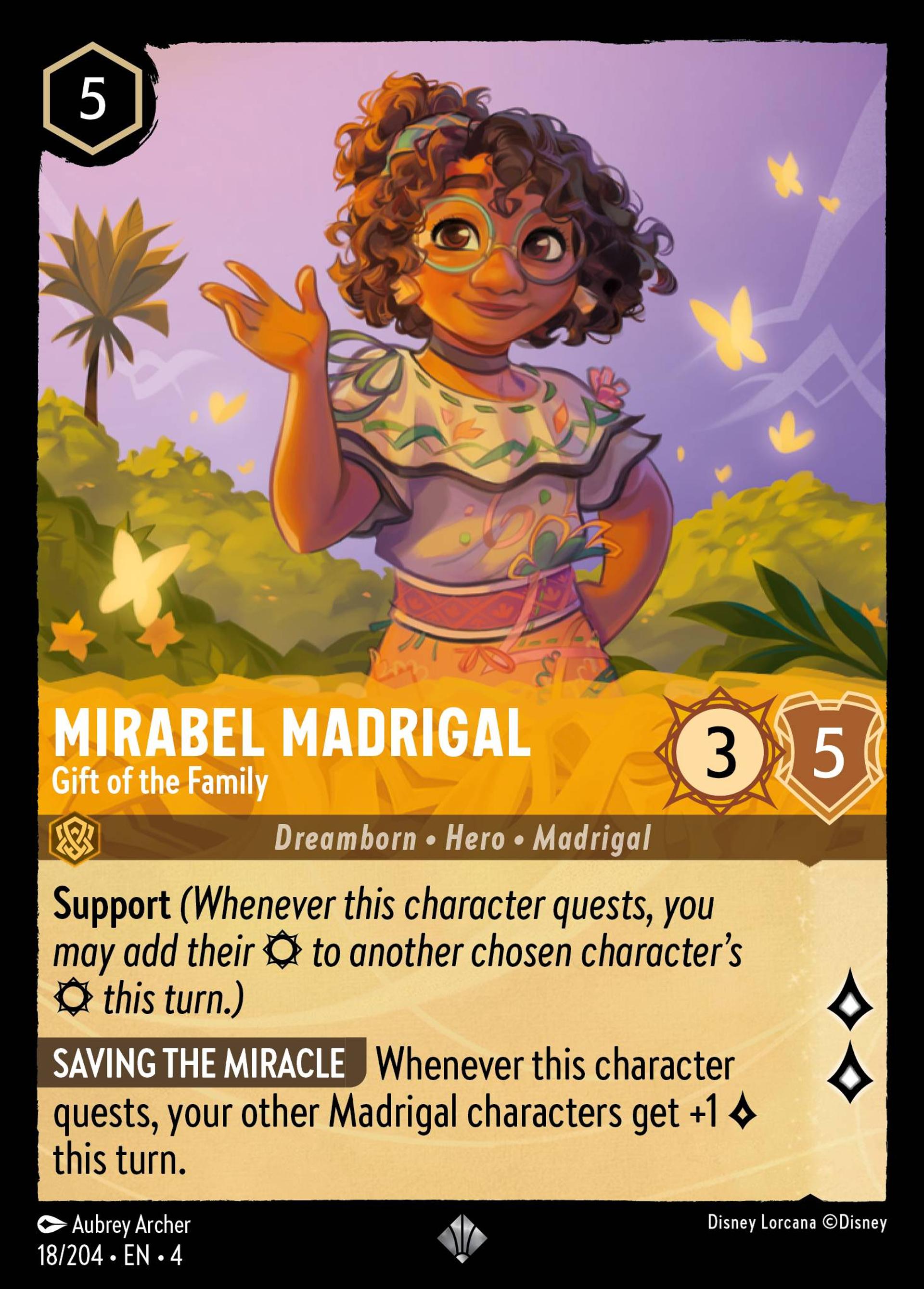 Mirabel Madrigal - Gift of the Family — Ursula's Return — Lorcana