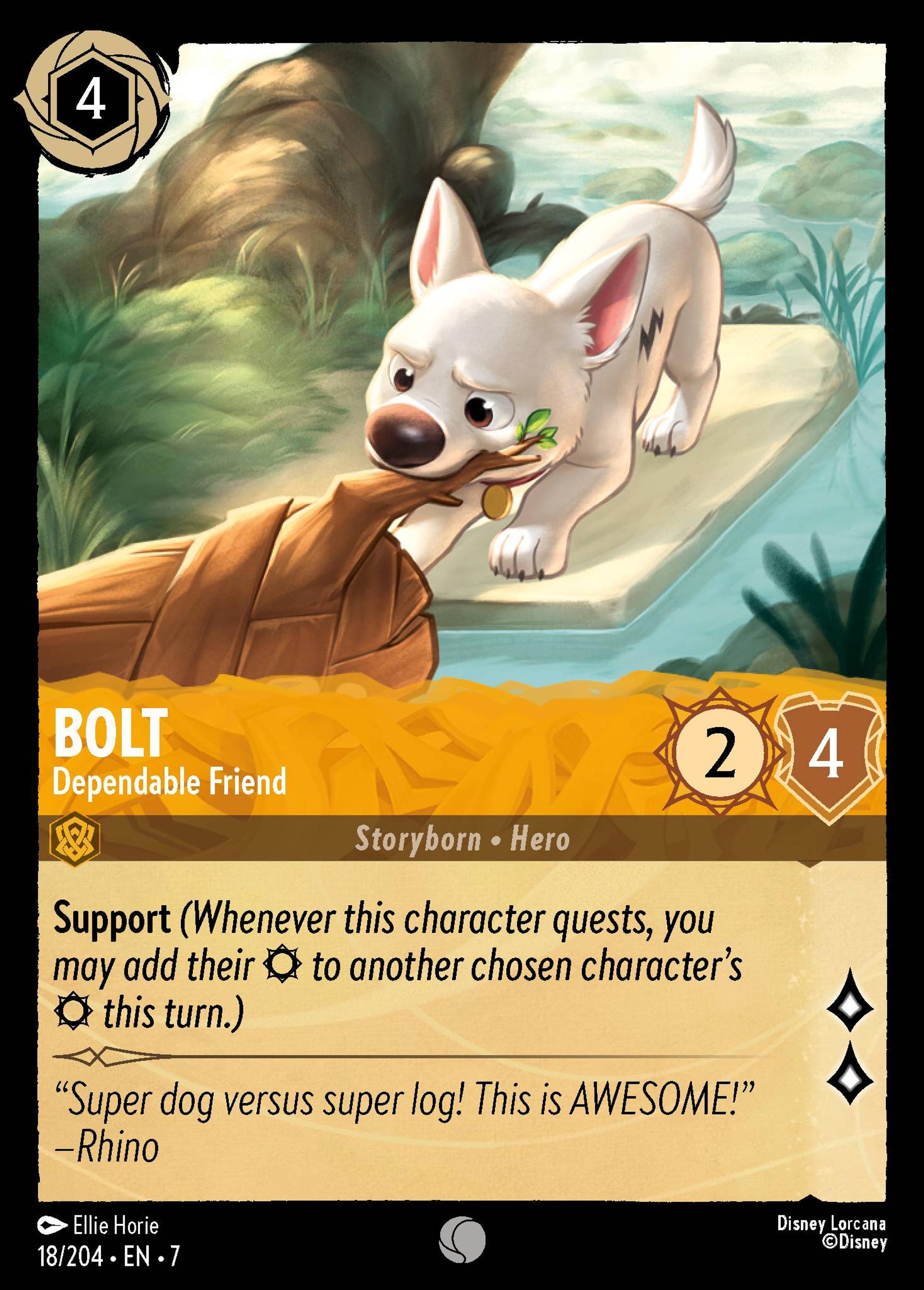 Bolt - Dependable Friend — Archazia's Island — Lorcana