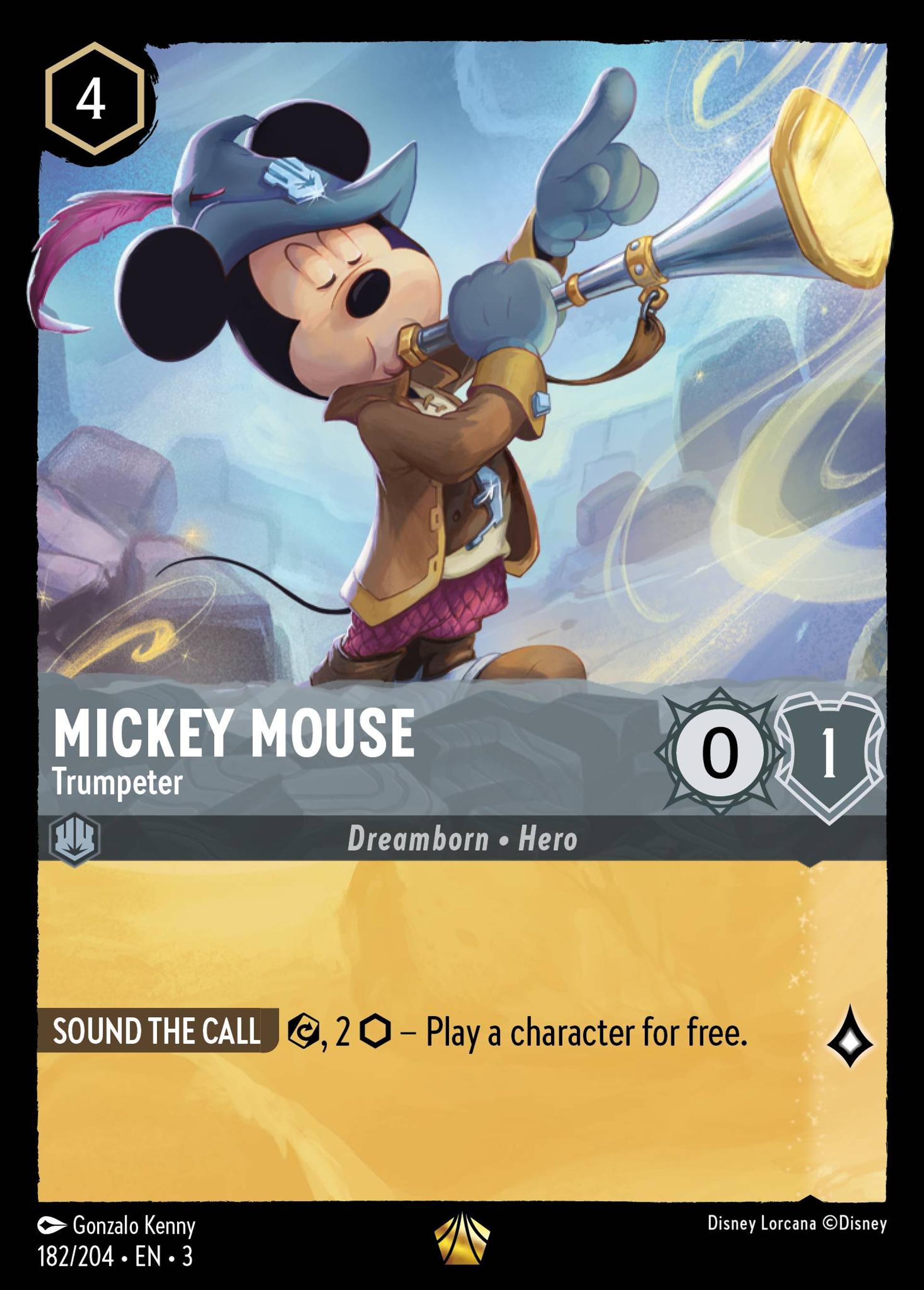 Mickey Mouse - Trompettiste — Into the Inklands — Lorcana