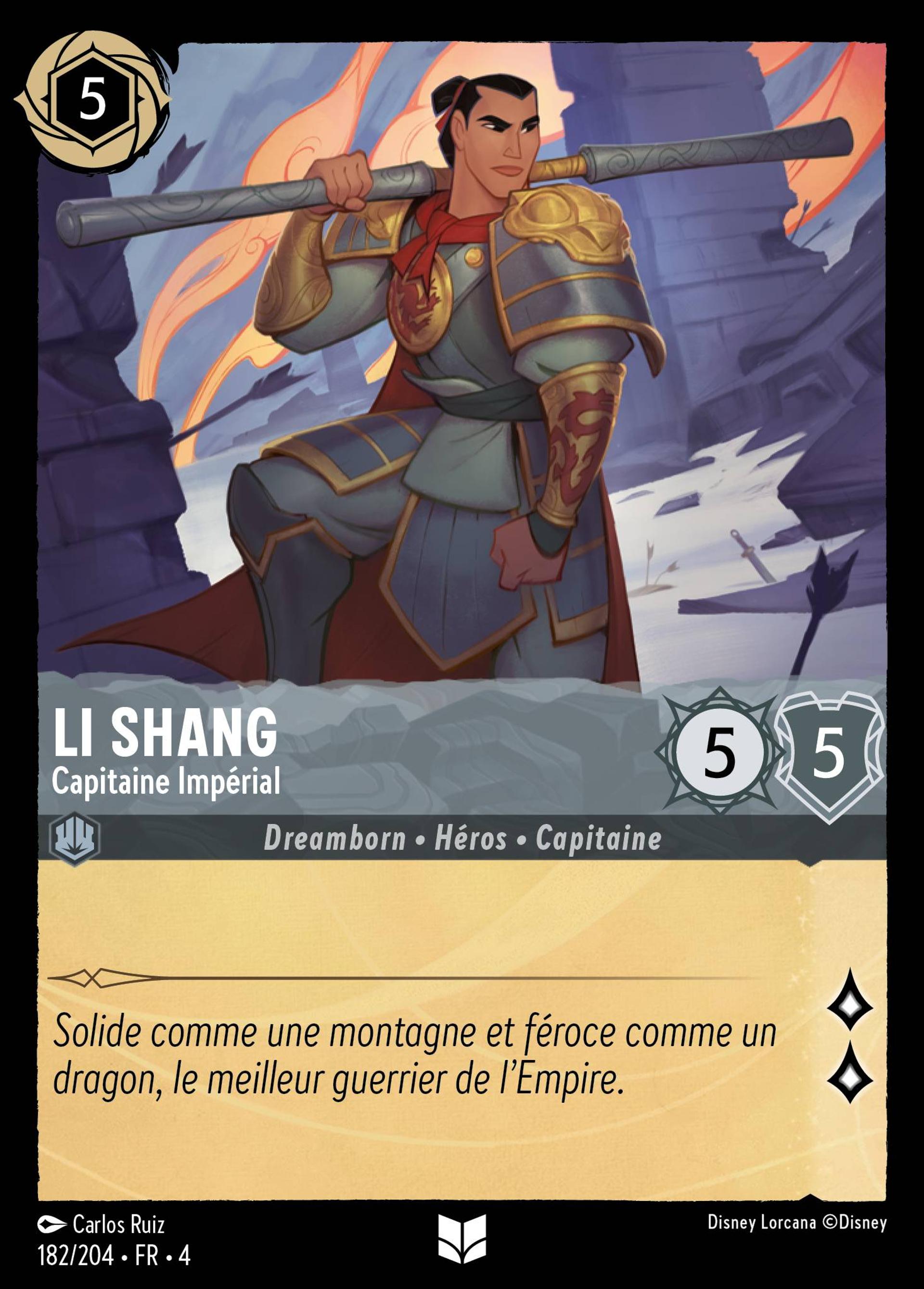 Li Shang - Capitaine Impérial — Ursula's Return — Lorcana