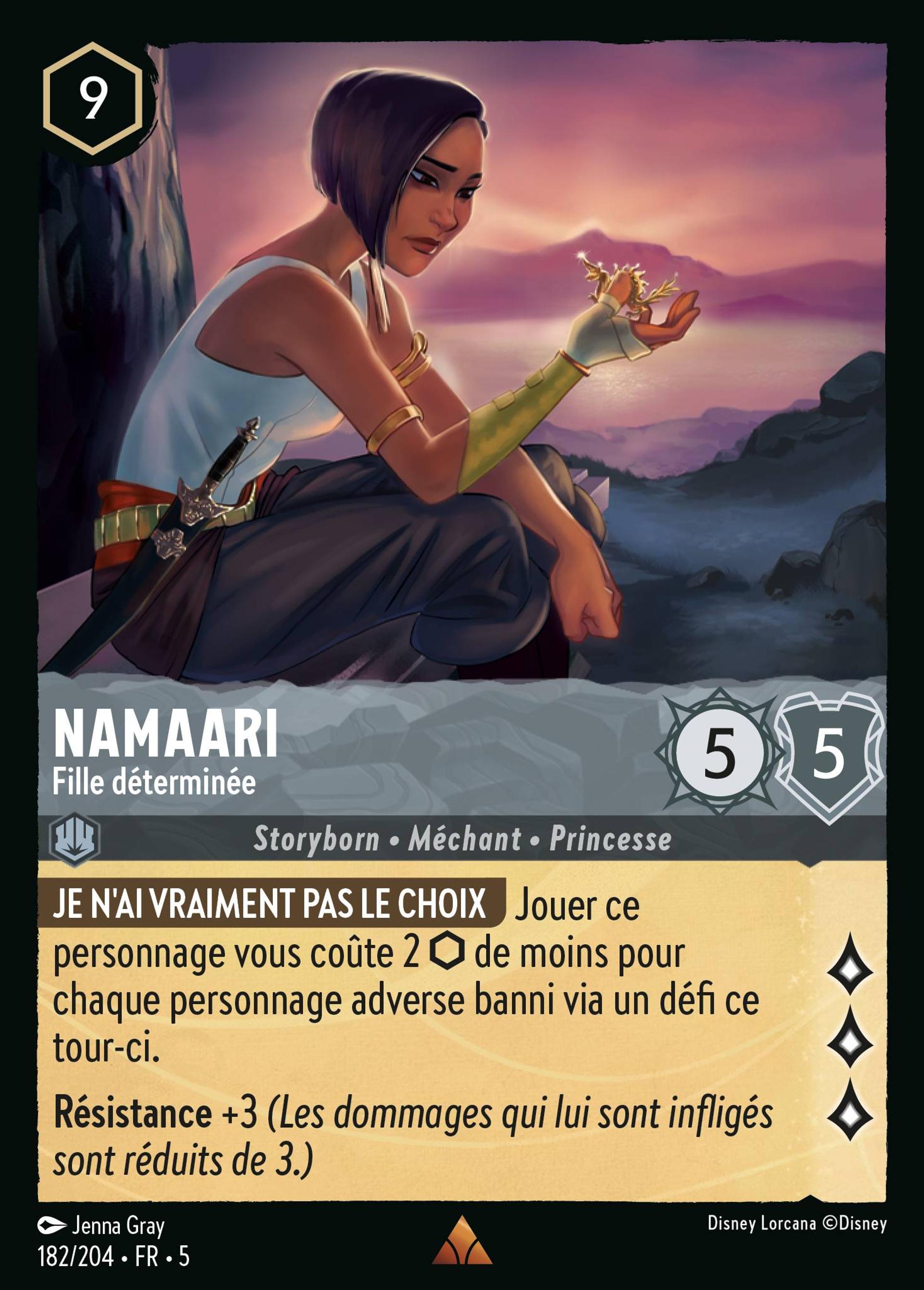 Namaari - Fille déterminée — Shimmering Skies — Lorcana