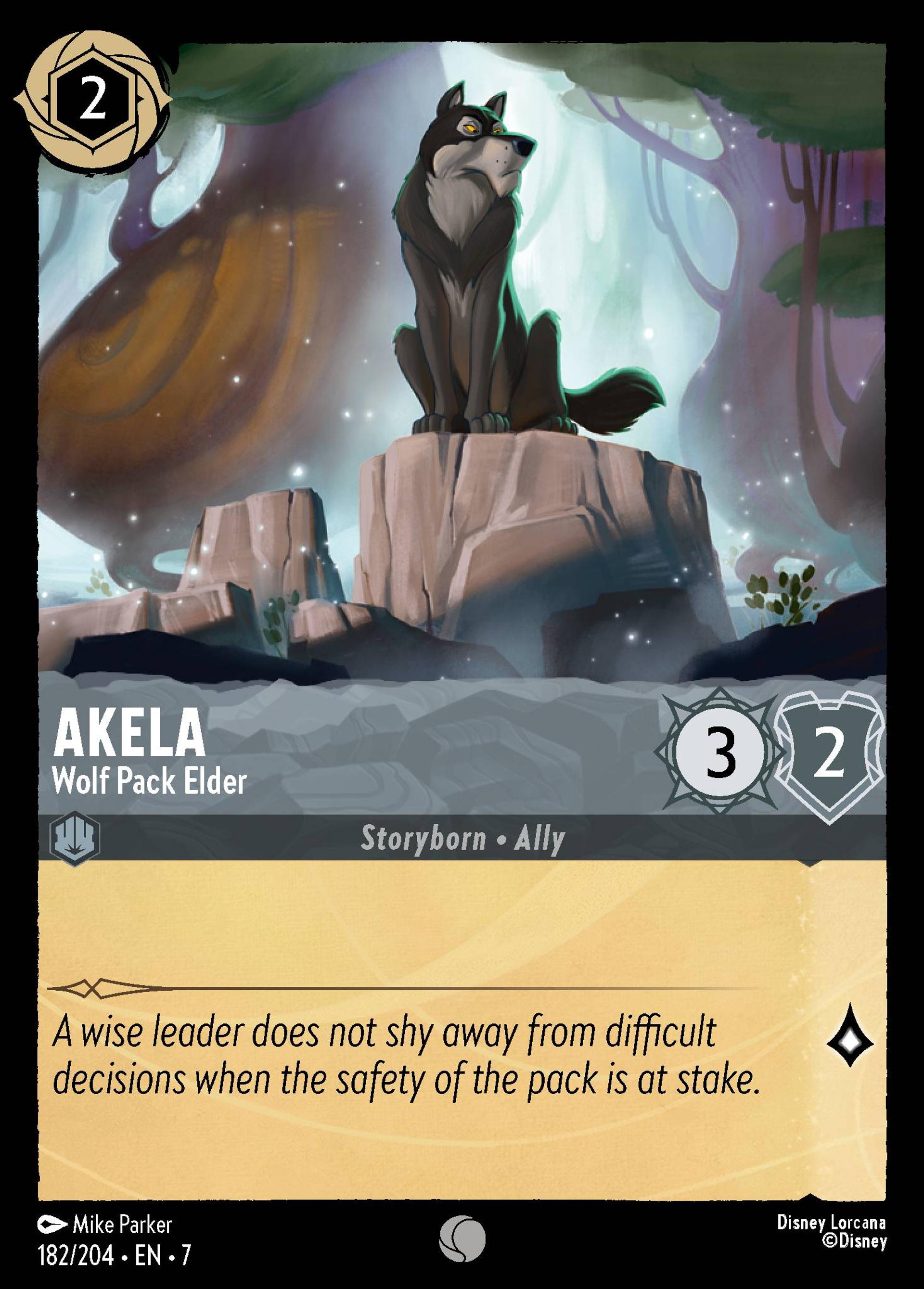 Akela - Wolf Pack Elder — Archazia's Island — Lorcana