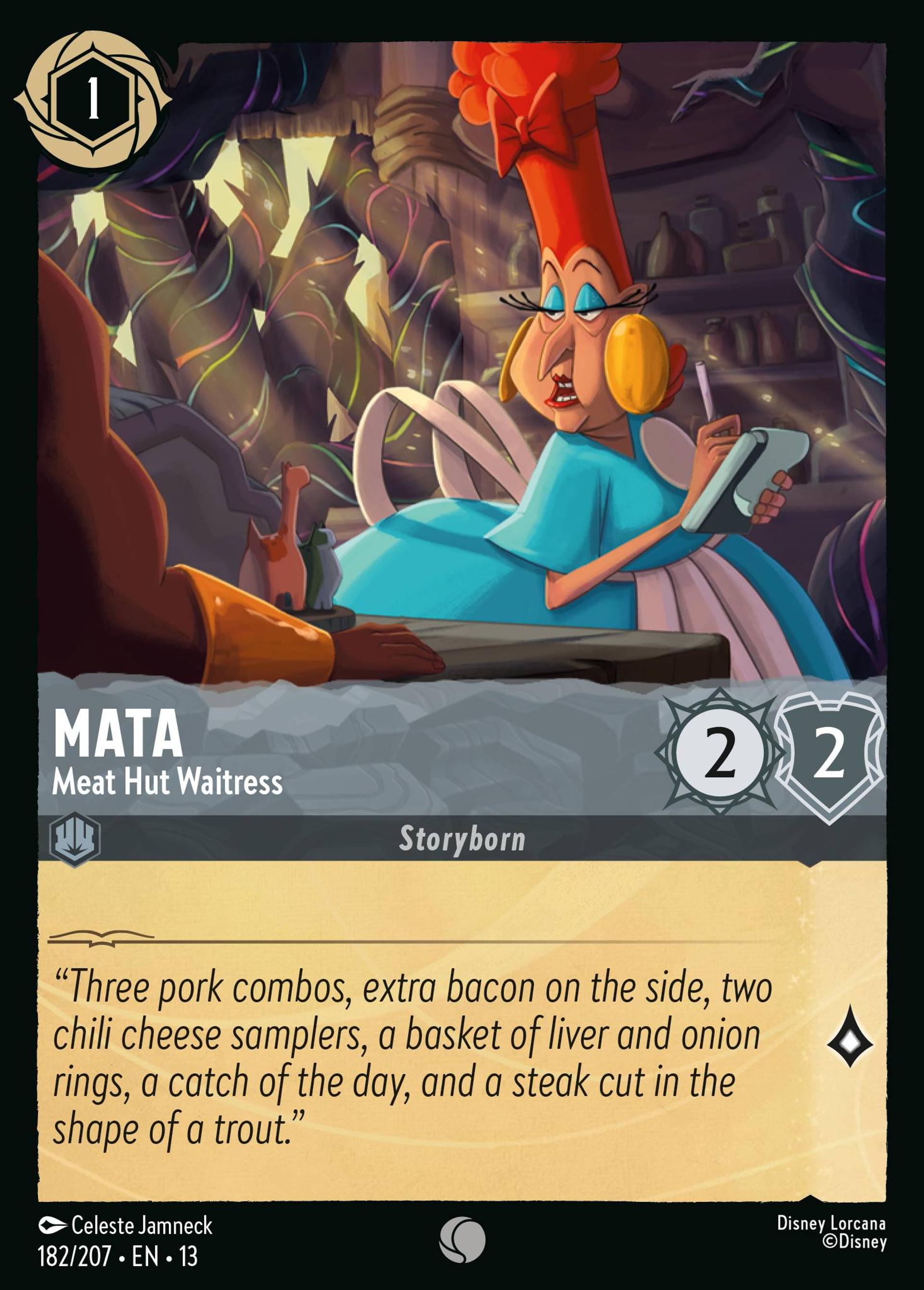Mata - Serveuse à la Poêle à Frire — Attack of the Vine! — Lorcana
