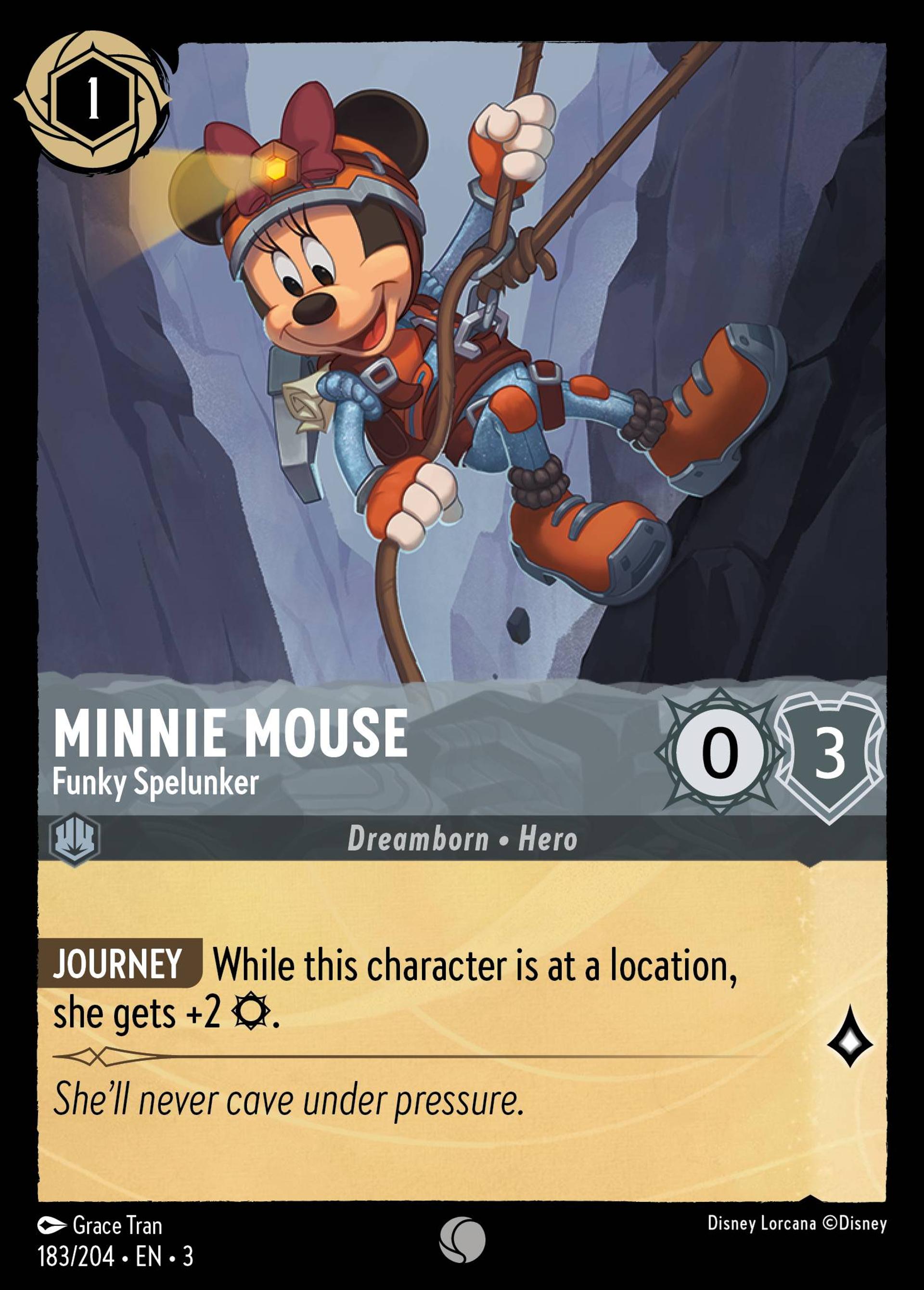 Minnie - Spéléologue funky — Into the Inklands — Lorcana