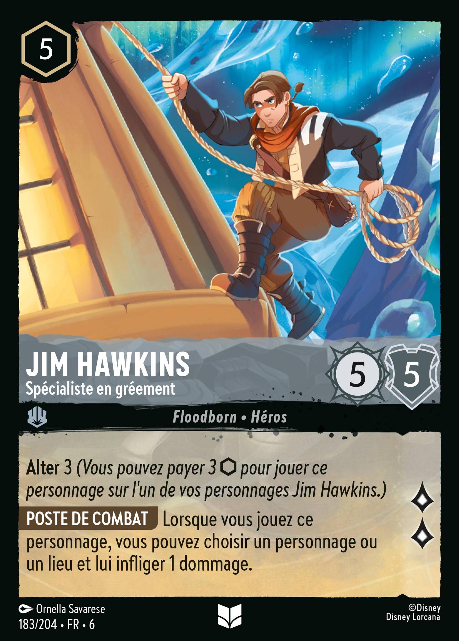 Jim Hawkins - Spécialiste en gréement — Azurite Sea — Lorcana