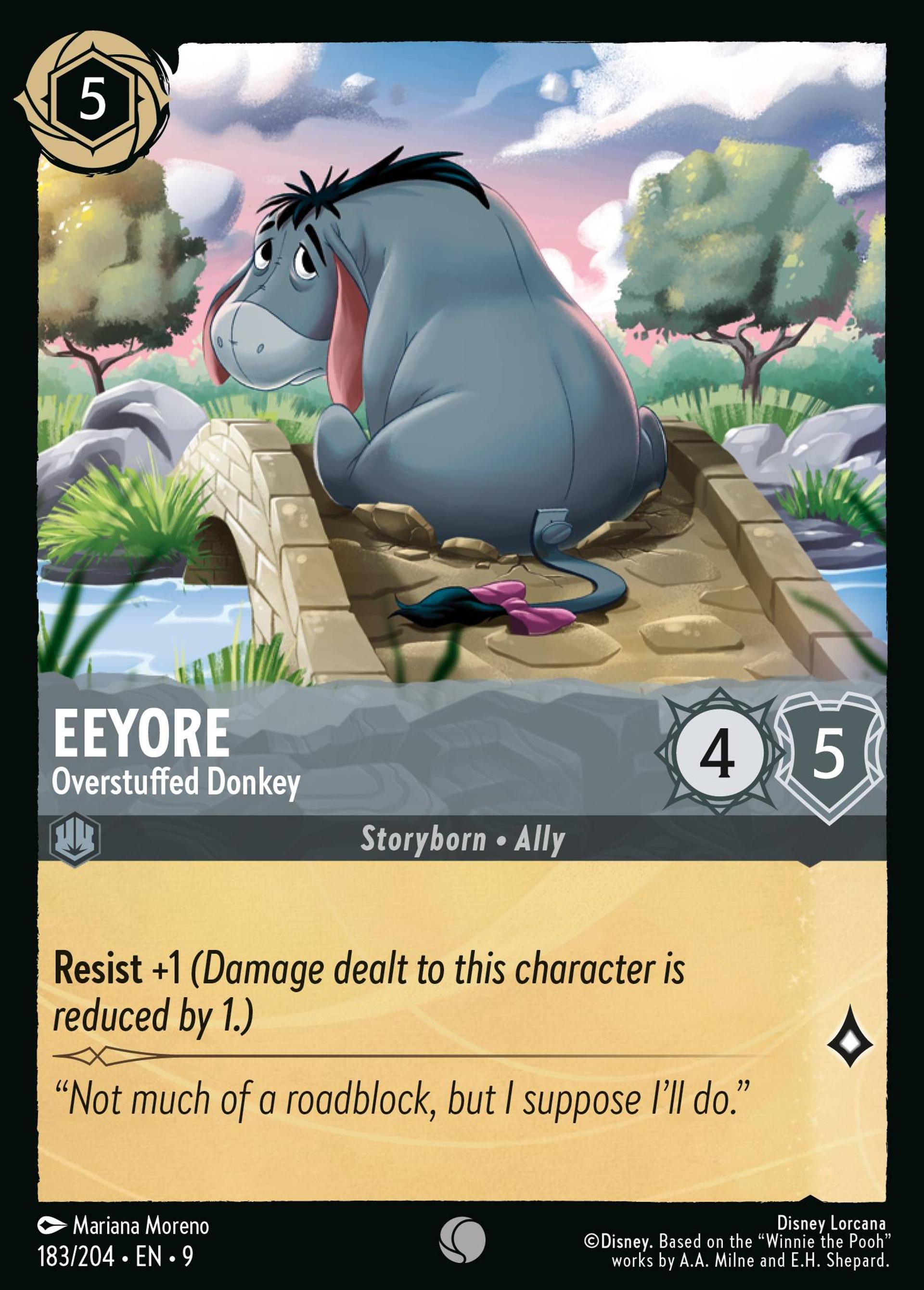Eeyore - Overstuffed Donkey — Fabled — Lorcana