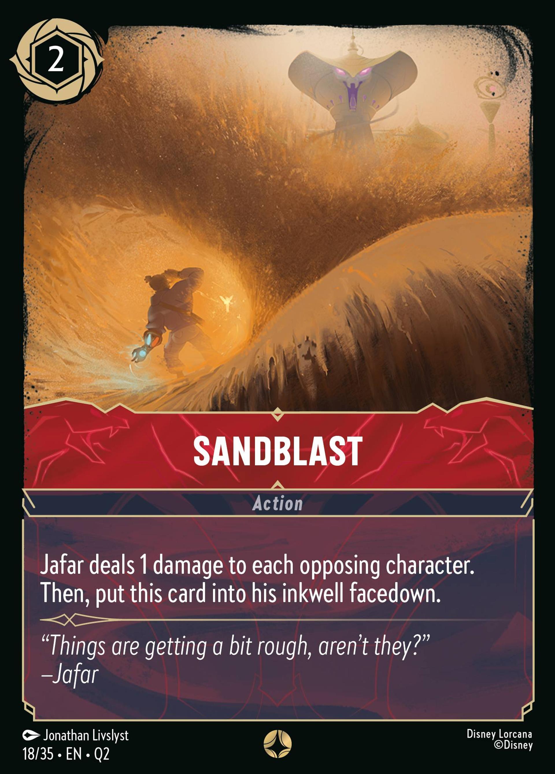 Sandblast — Illumineer's Quest: Palace Heist — Lorcana