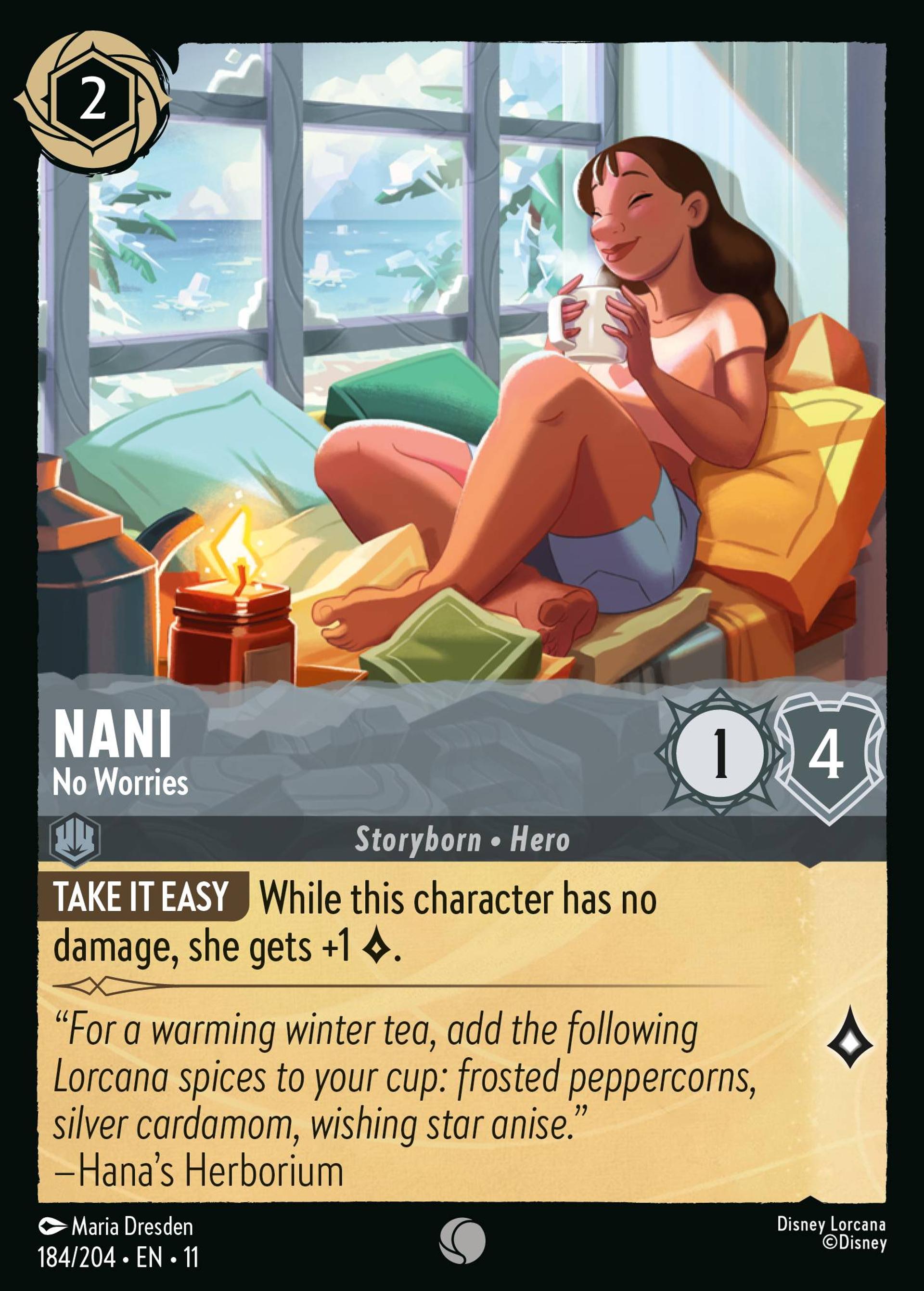 Nani - Sans tracas — Winterspell — Lorcana