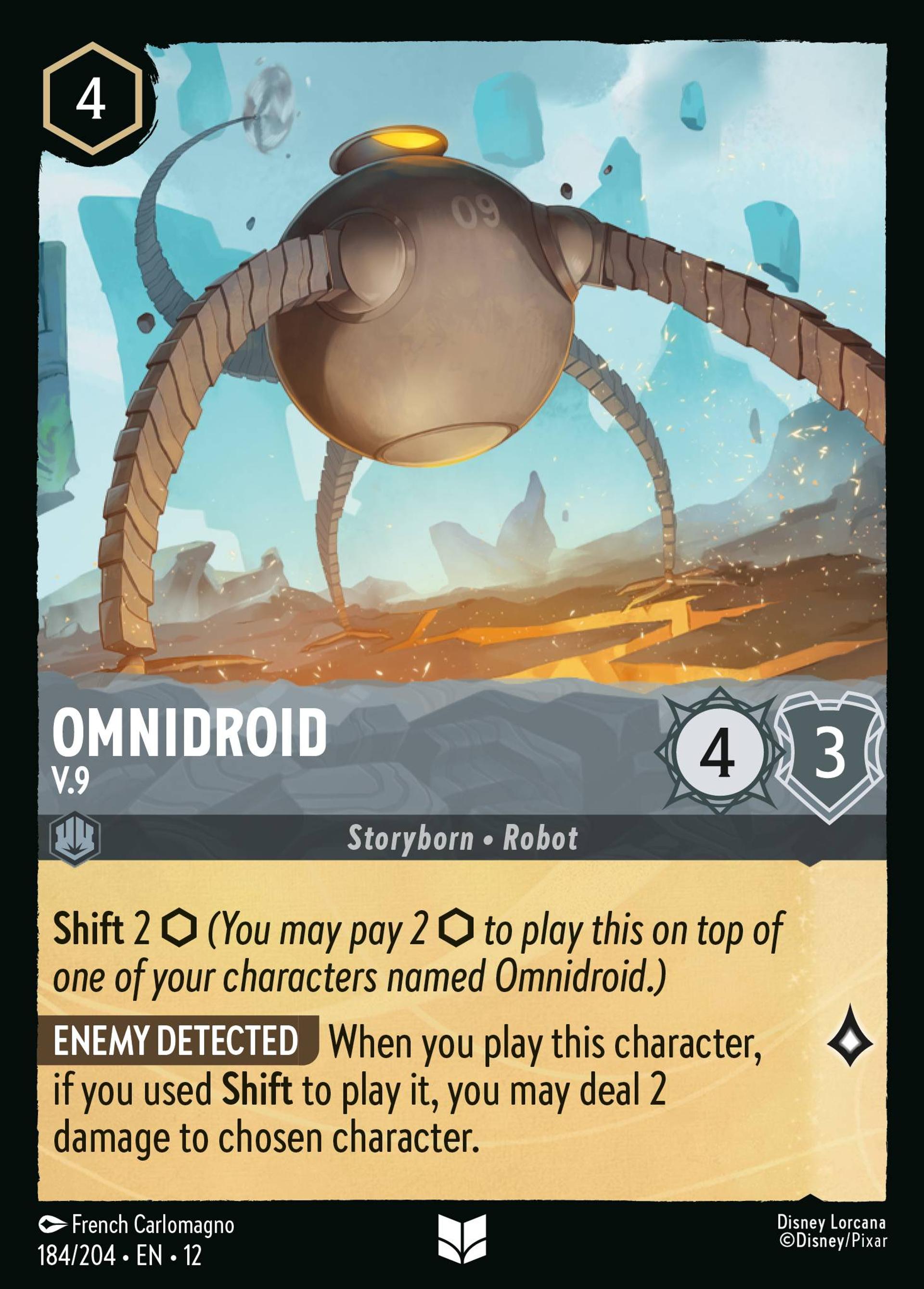 Omnidroïde - V.9 — Wilds Unknown — Lorcana