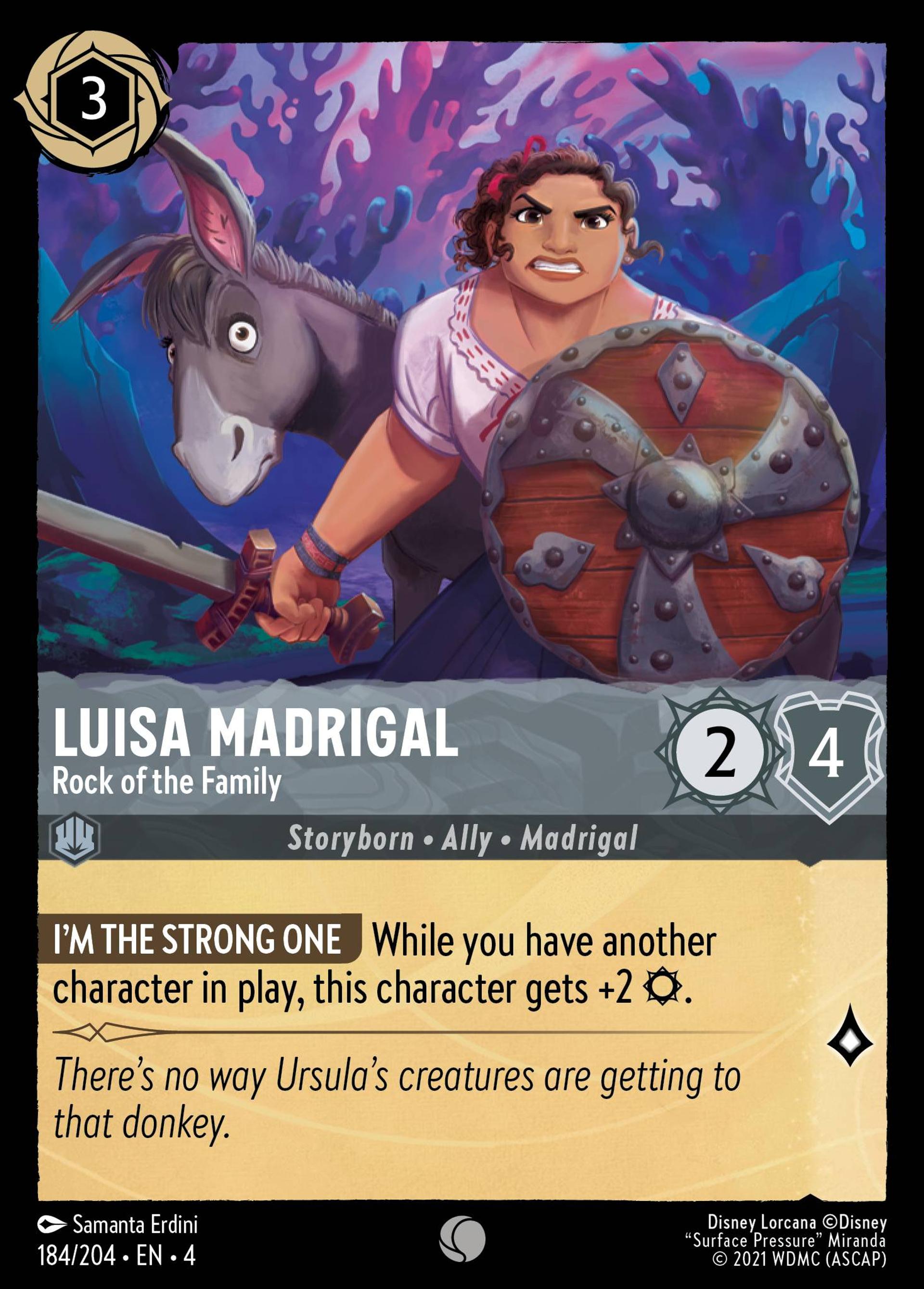 Luisa Madrigal - Rock of the Family — Ursula's Return — Lorcana