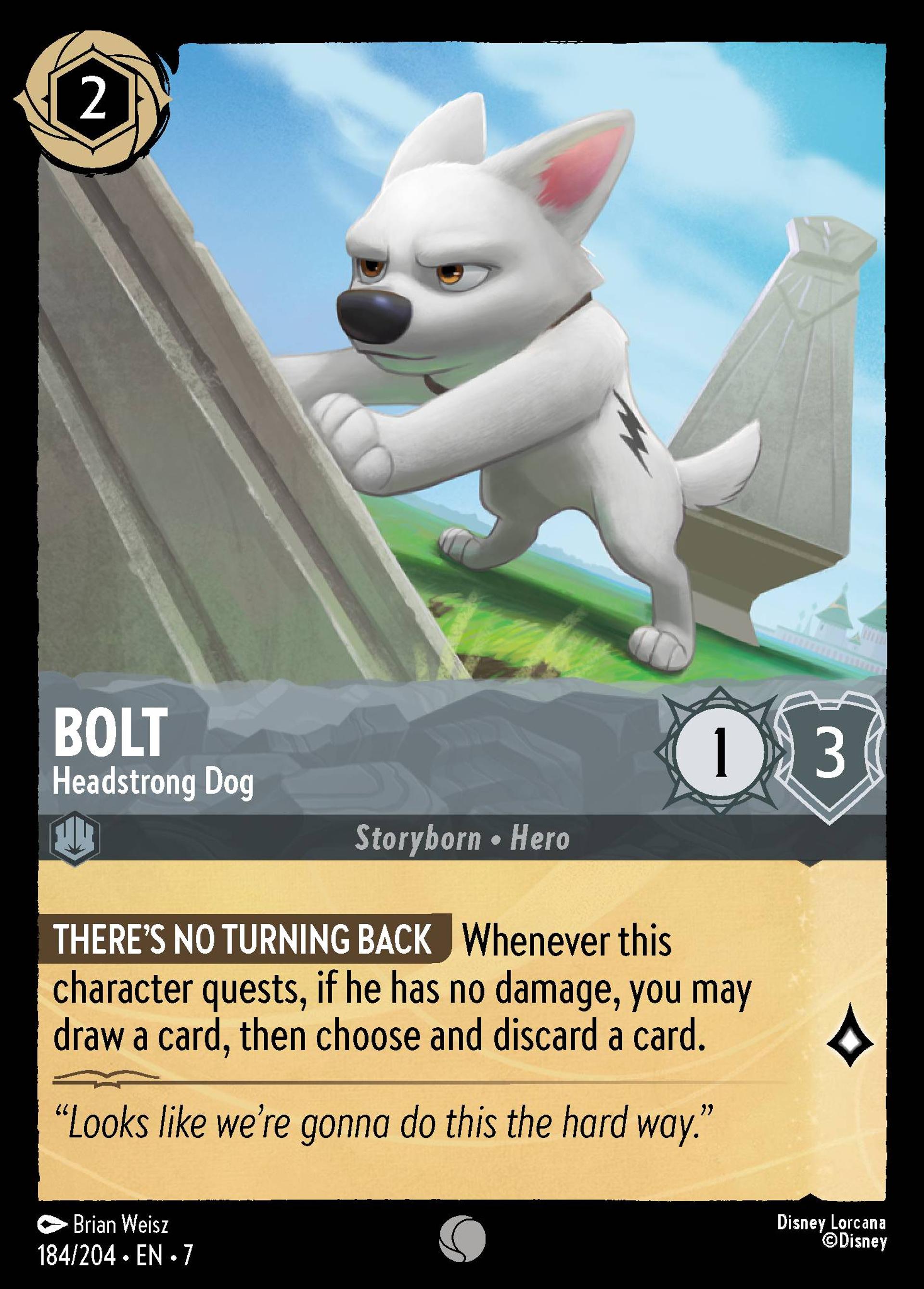 Bolt - Headstrong Dog — Archazia's Island — Lorcana