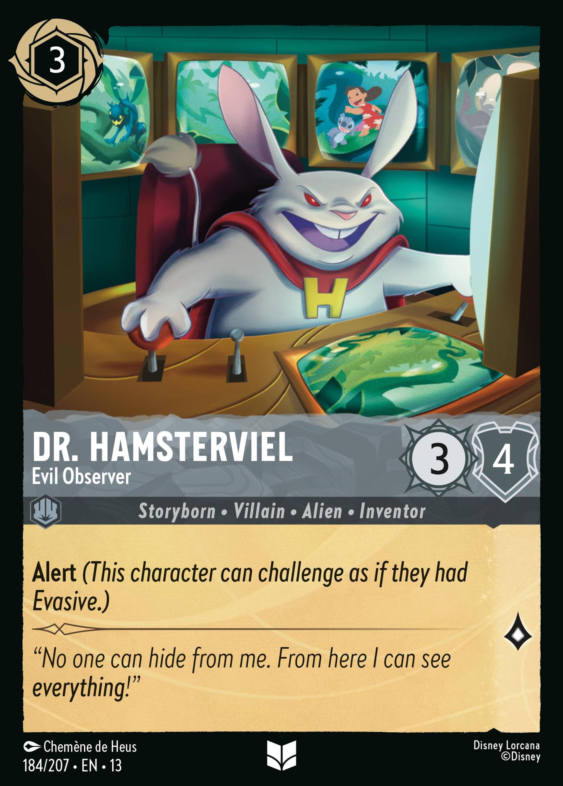 Dr Hämsterviel - Observateur maléfique — Attack of the Vine! — Lorcana