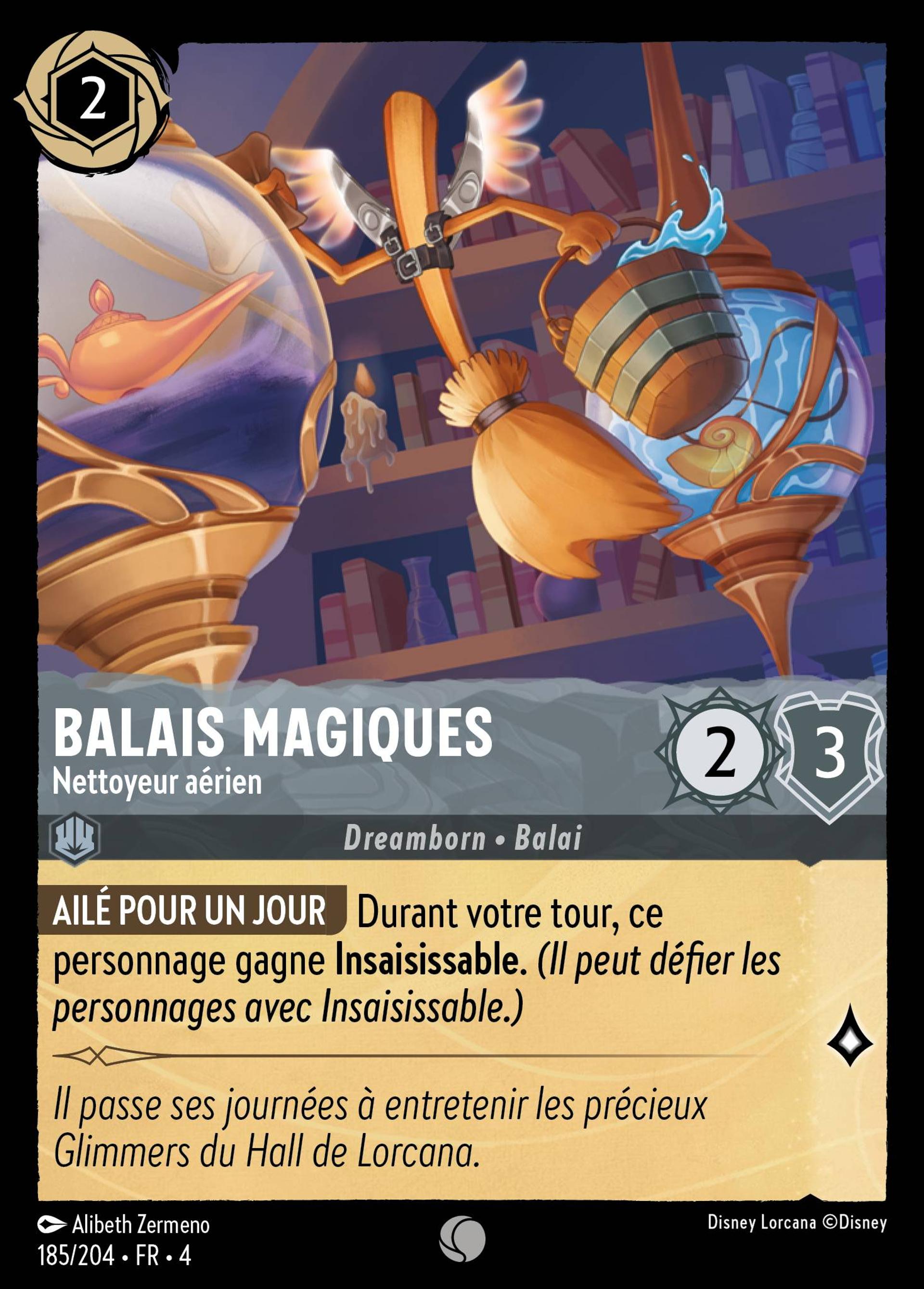 Balais magiques - Nettoyeur aérien — Ursula's Return — Lorcana