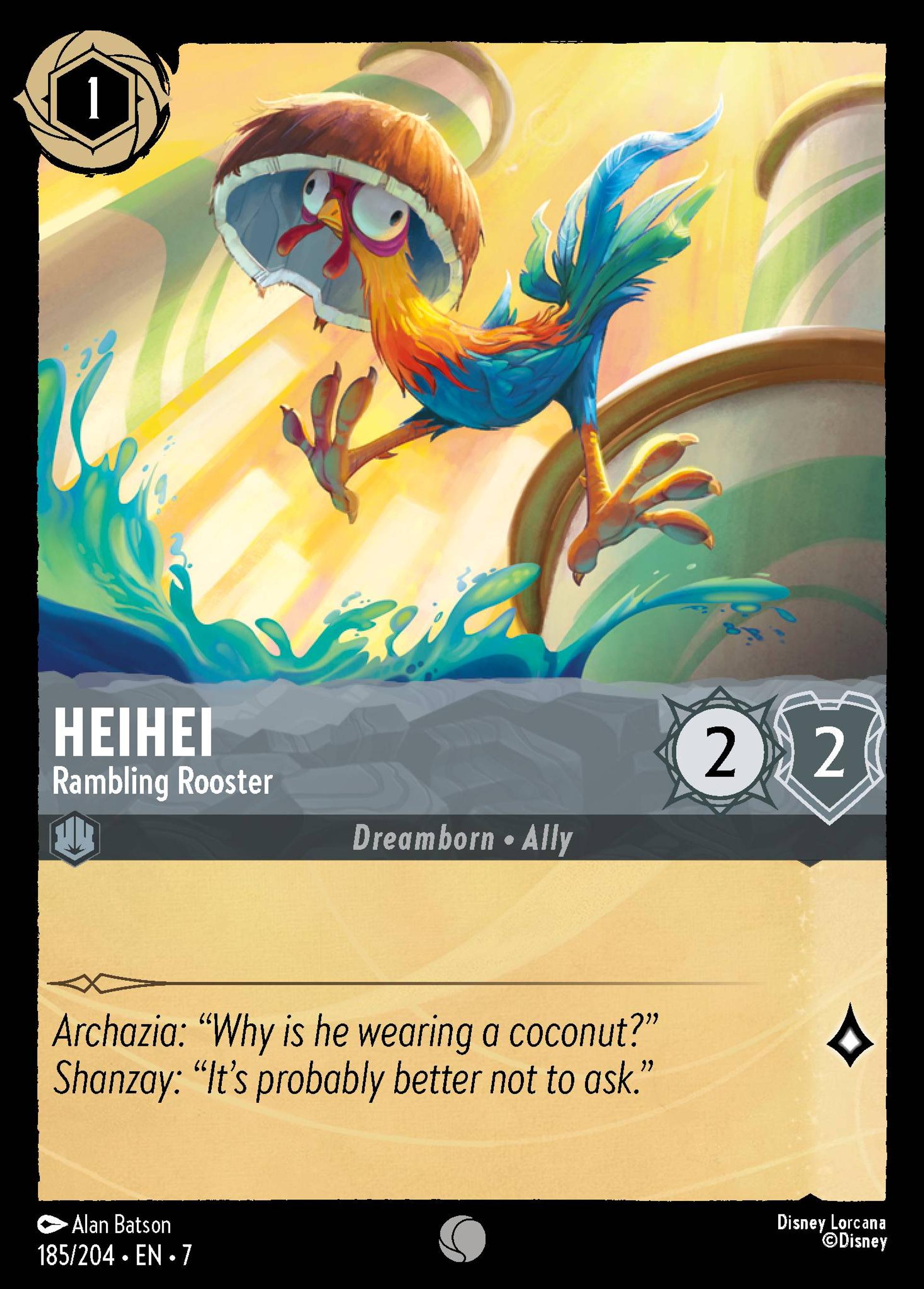 HeiHei - Rambling Rooster — Archazia's Island — Lorcana