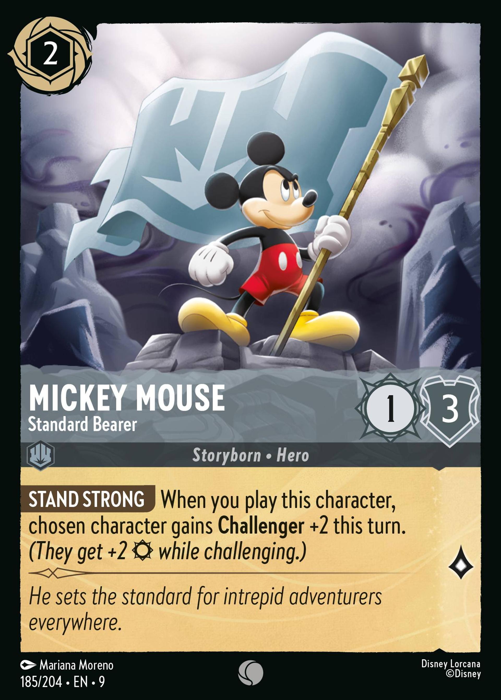 Mickey Mouse - Standard Bearer — Fabled — Lorcana