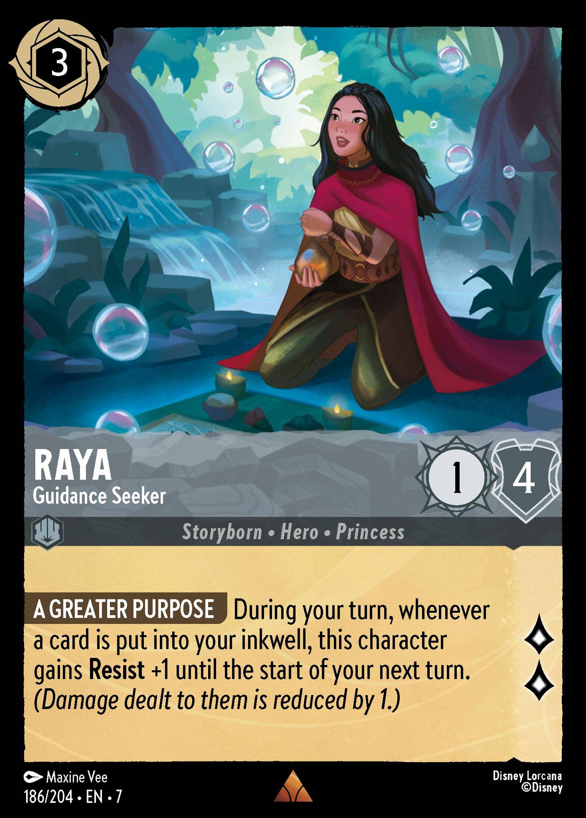 Raya - Guidance Seeker — Archazia's Island — Lorcana