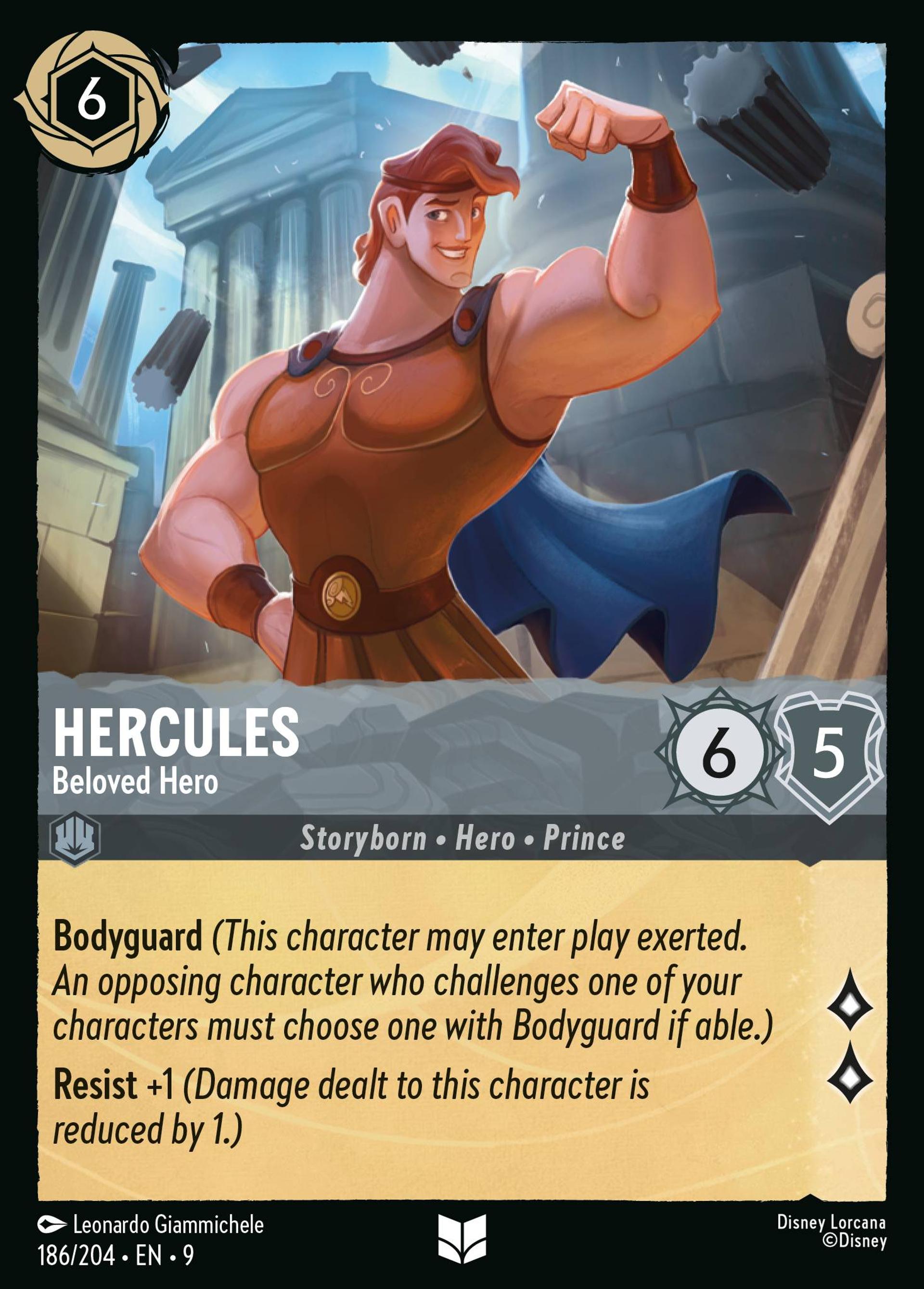 Hercules - Beloved Hero — Fabled — Lorcana