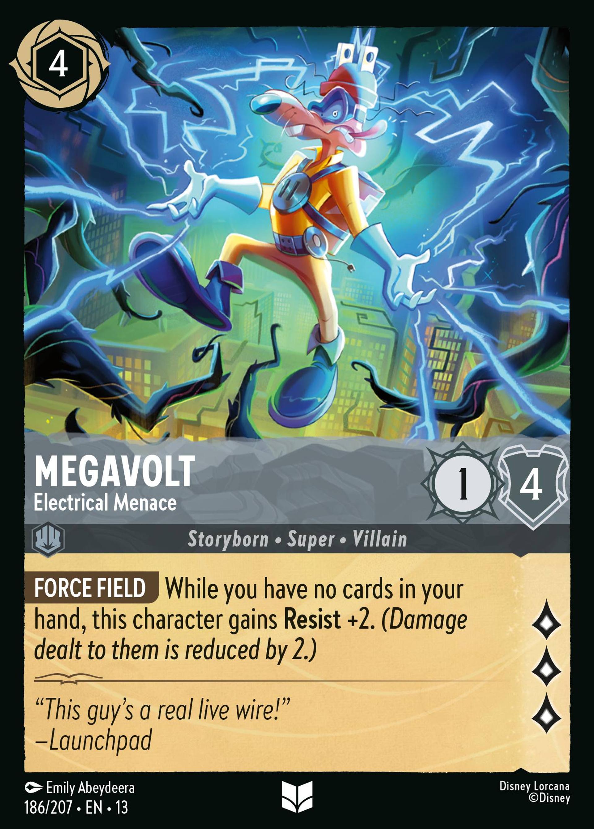 Mégavolt - Menace électrique — Attack of the Vine! — Lorcana