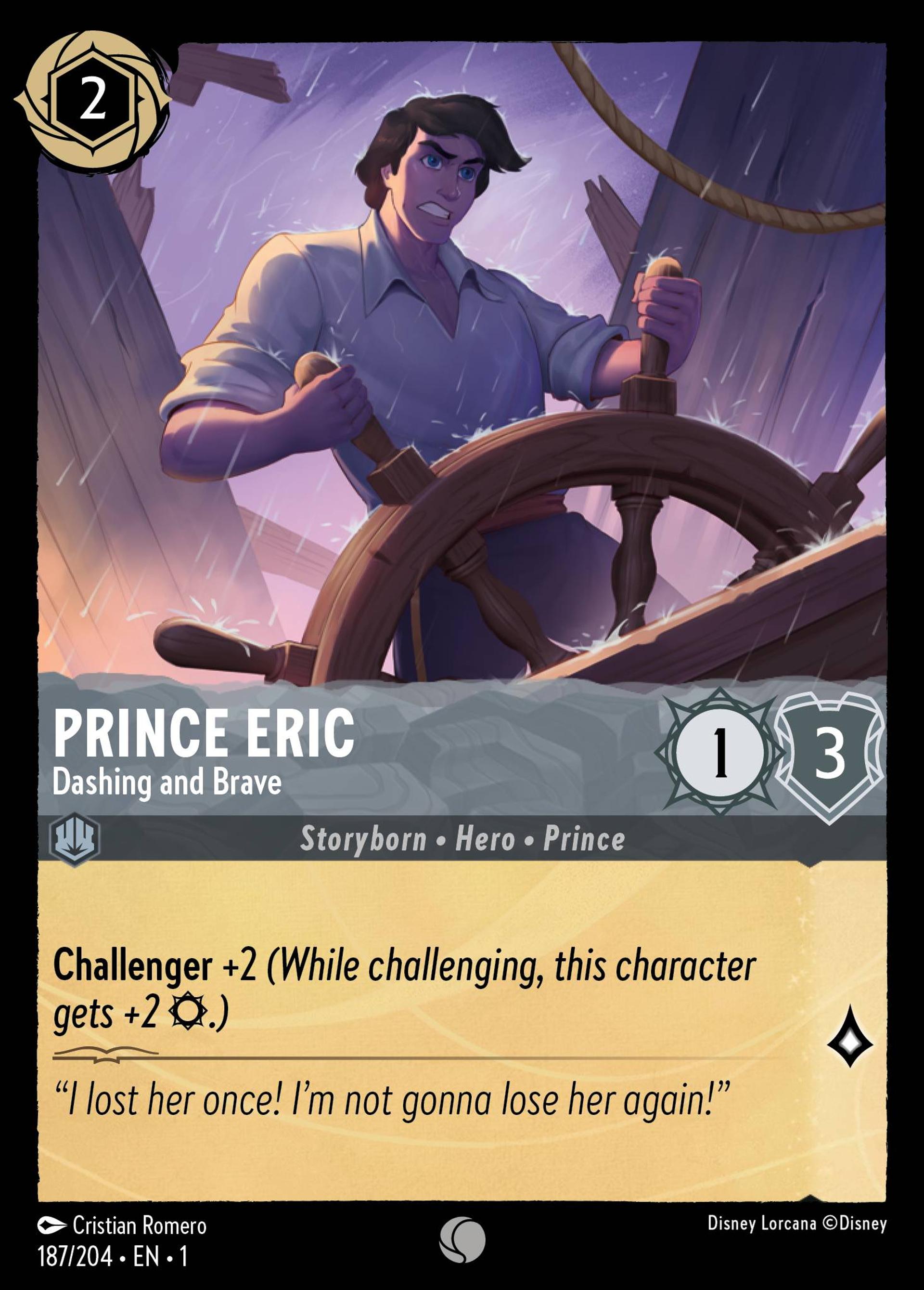 Prince Eric - Fougueux et courageux — The First Chapter — Lorcana