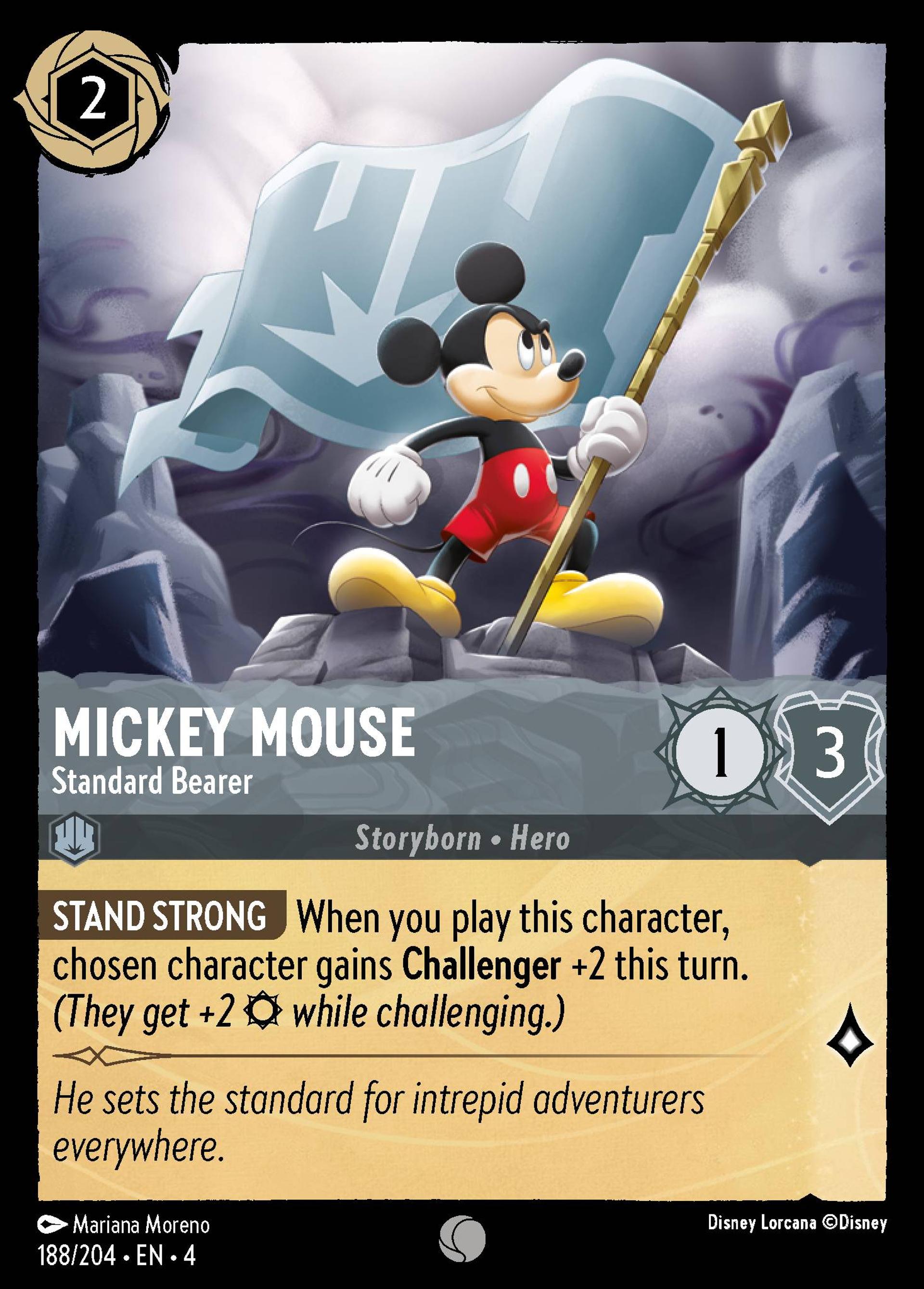 Mickey Mouse - Standard Bearer — Ursula's Return — Lorcana