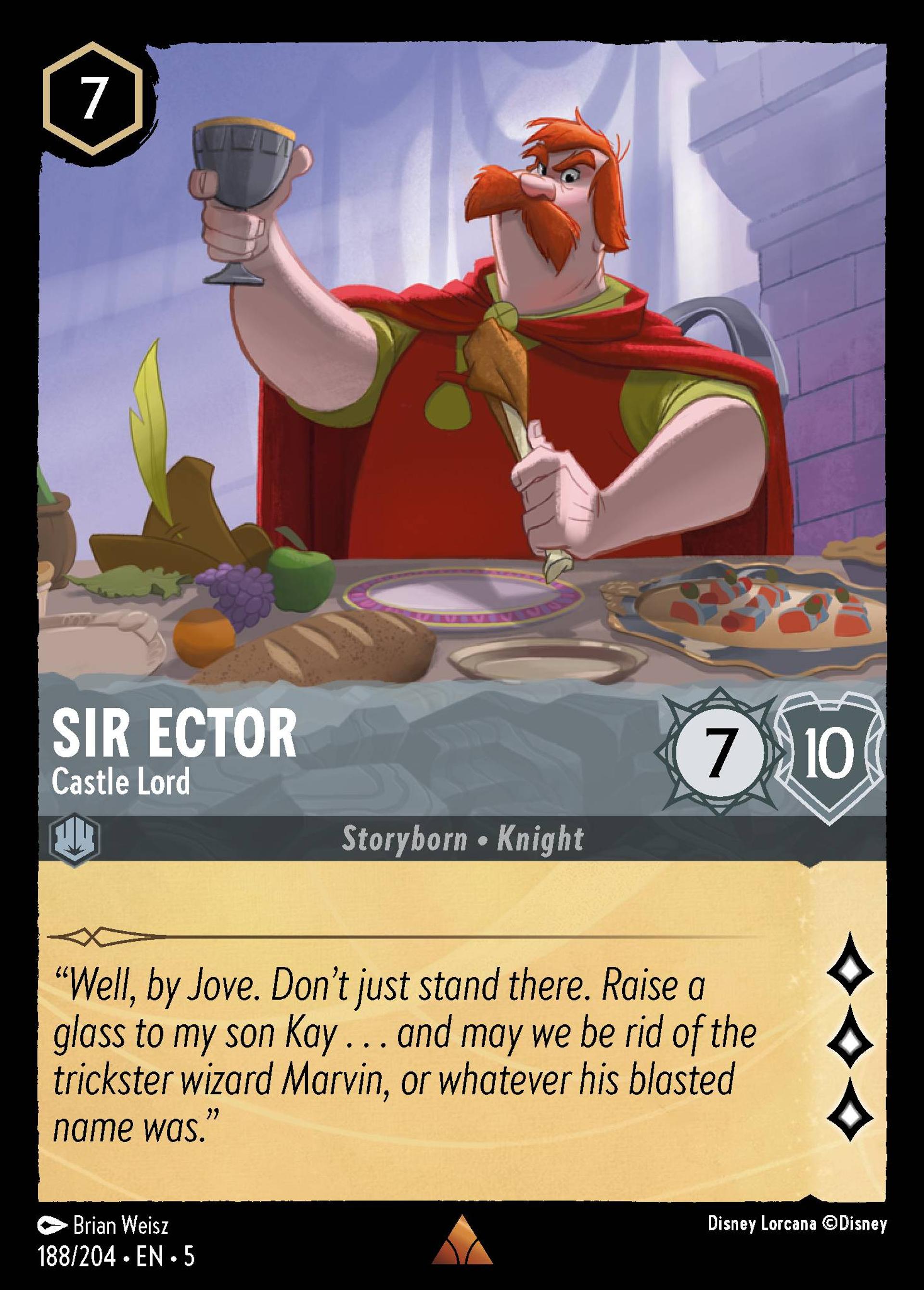 Seigneur Hector - Seigneur du château — Shimmering Skies — Lorcana
