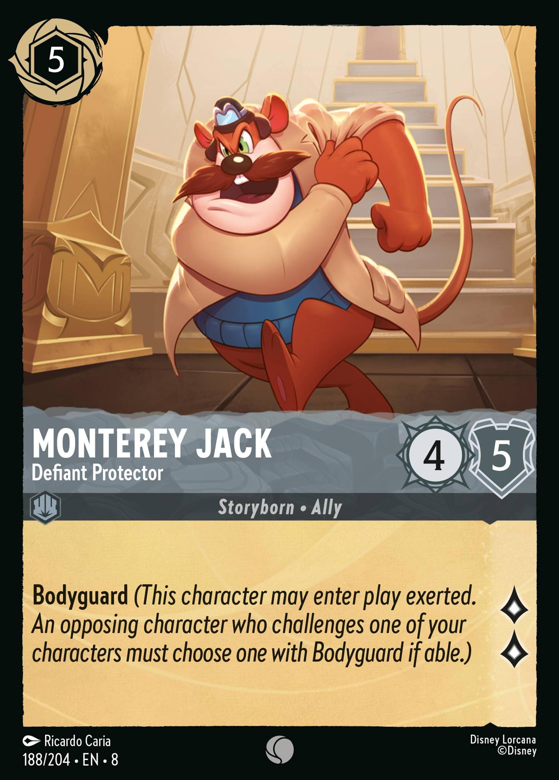 Monterey Jack - Defiant Protector — The Reign of Jafar — Lorcana