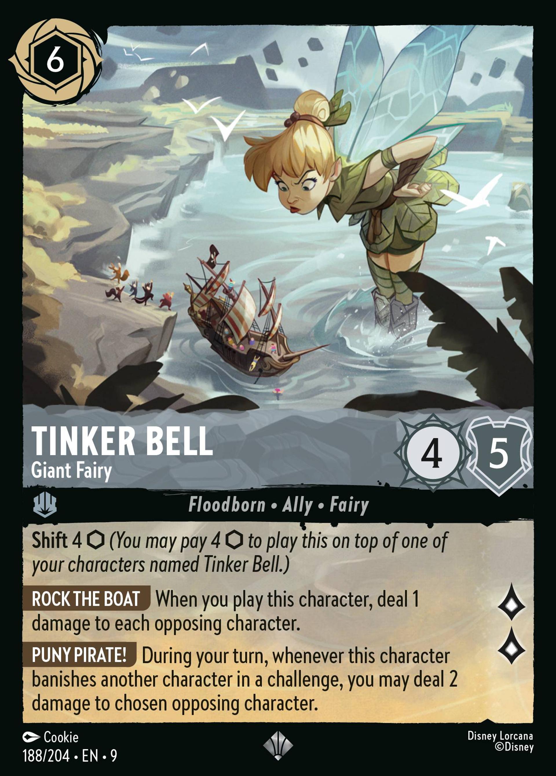Tinker Bell - Giant Fairy — Fabled — Lorcana