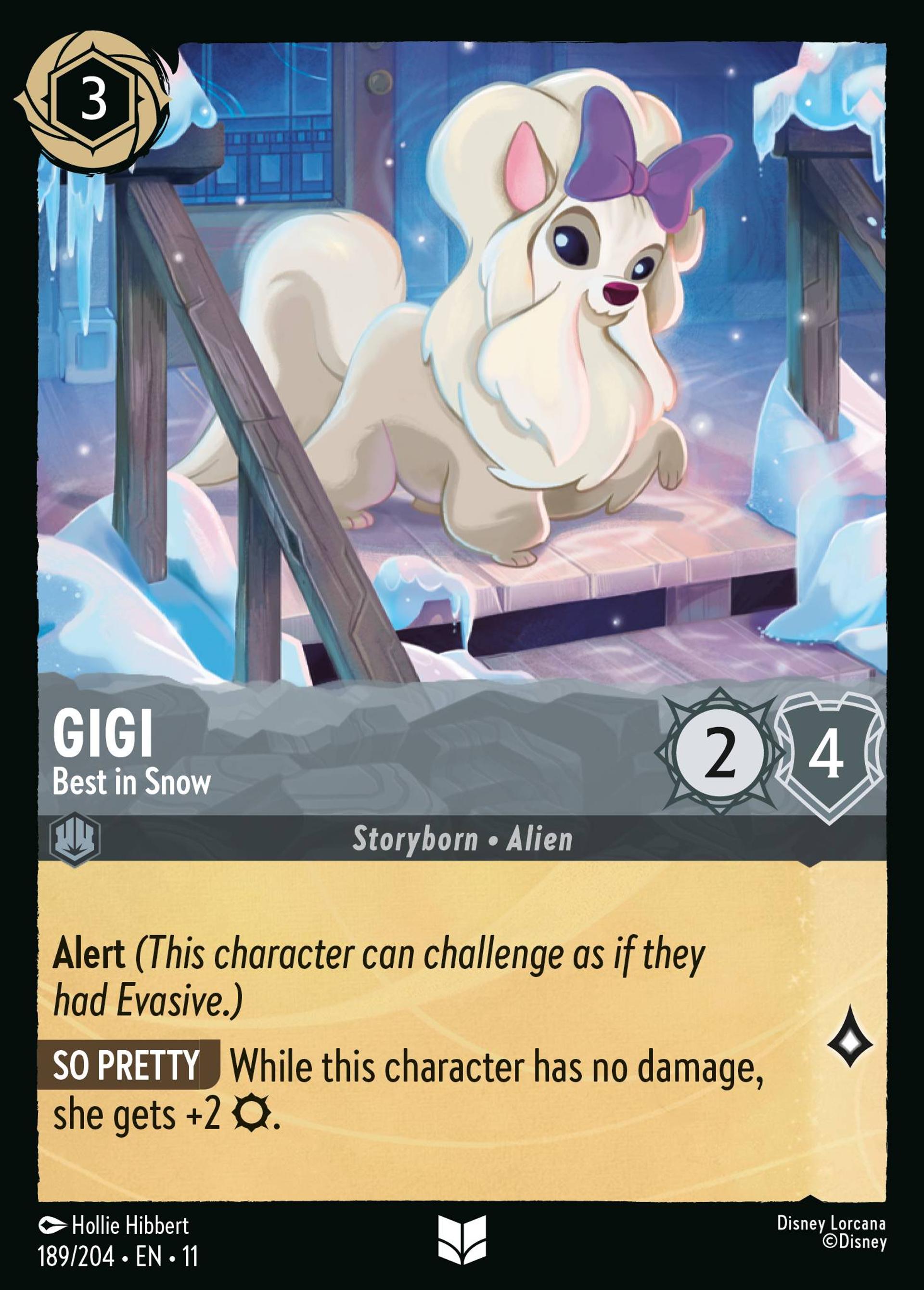 Gigi - Best in Snow — Winterspell — Lorcana