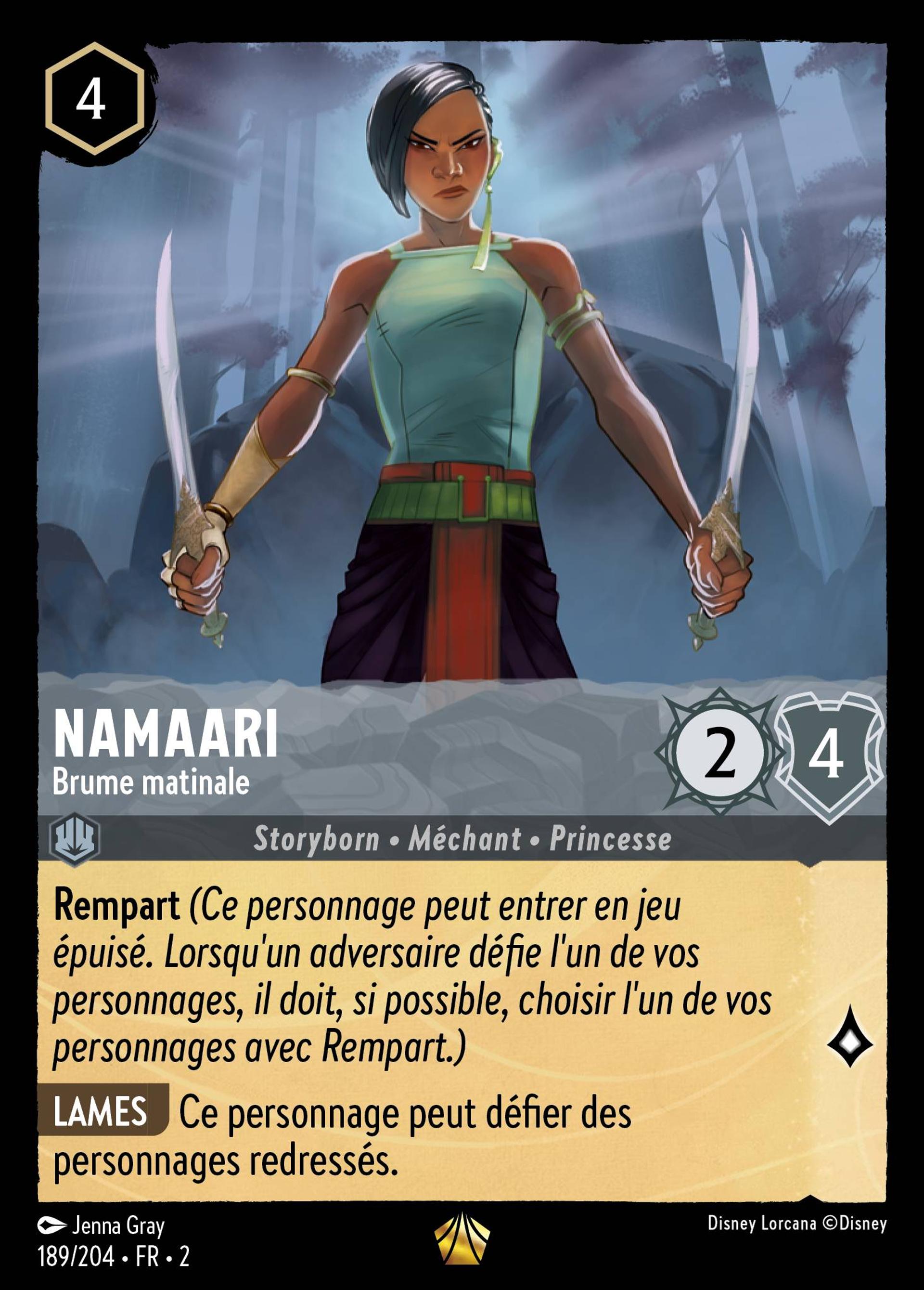Namaari - Brume matinale — Rise of the Floodborn — Lorcana