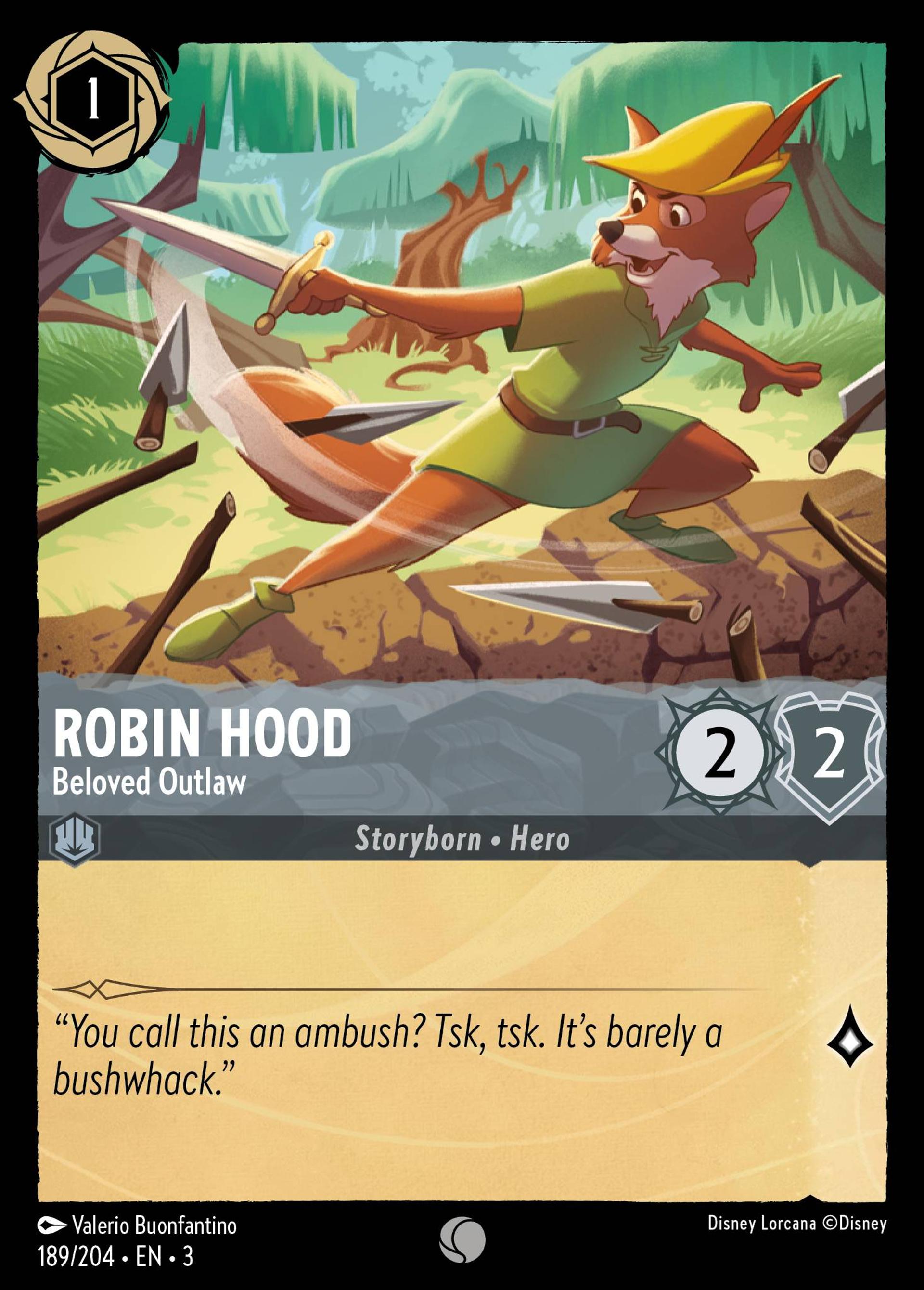 Robin des Bois - Hors-la-loi adoré — Into the Inklands — Lorcana
