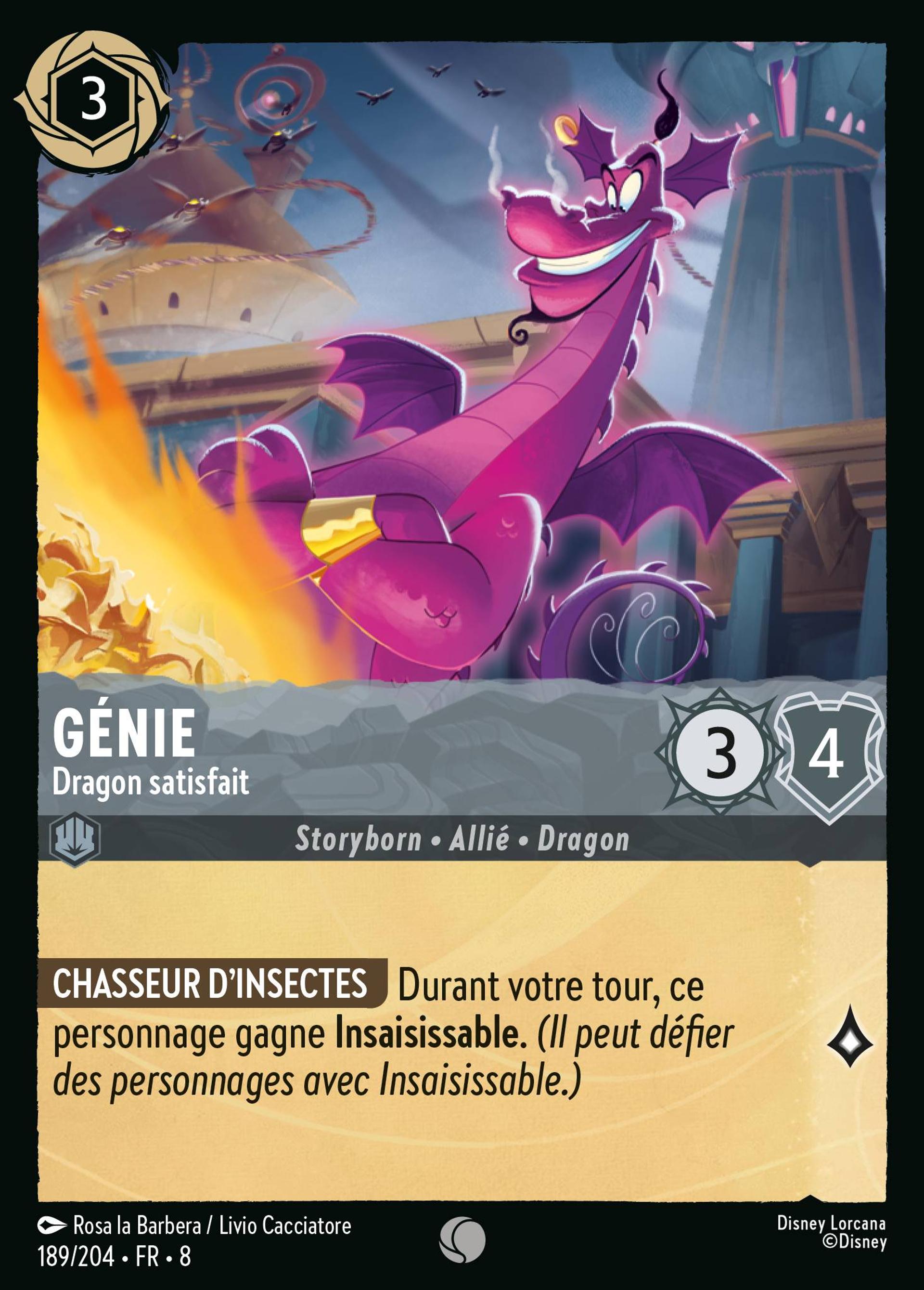 Génie - Dragon satisfait — The Reign of Jafar — Lorcana