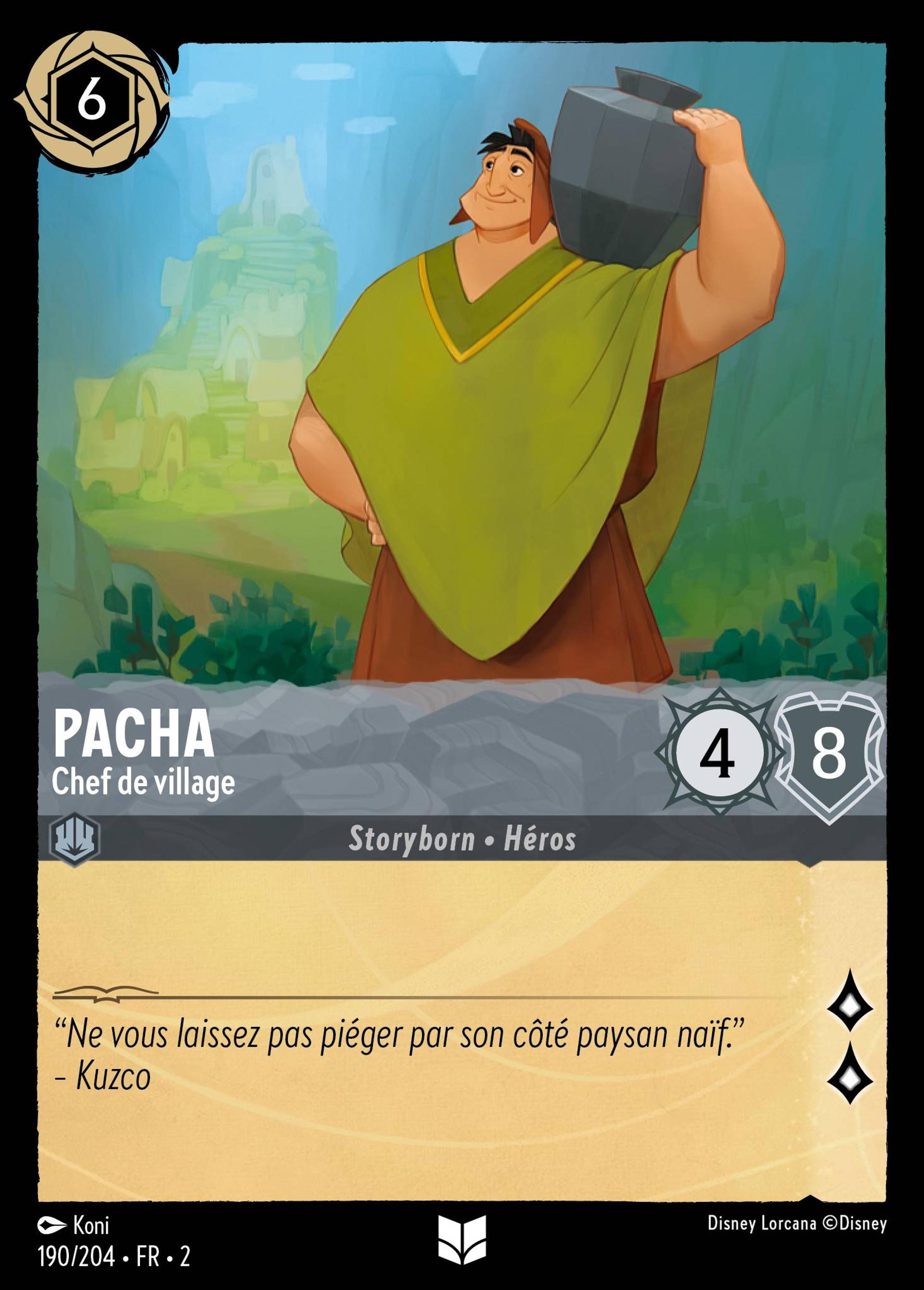 Pacha - Chef de village — Rise of the Floodborn — Lorcana