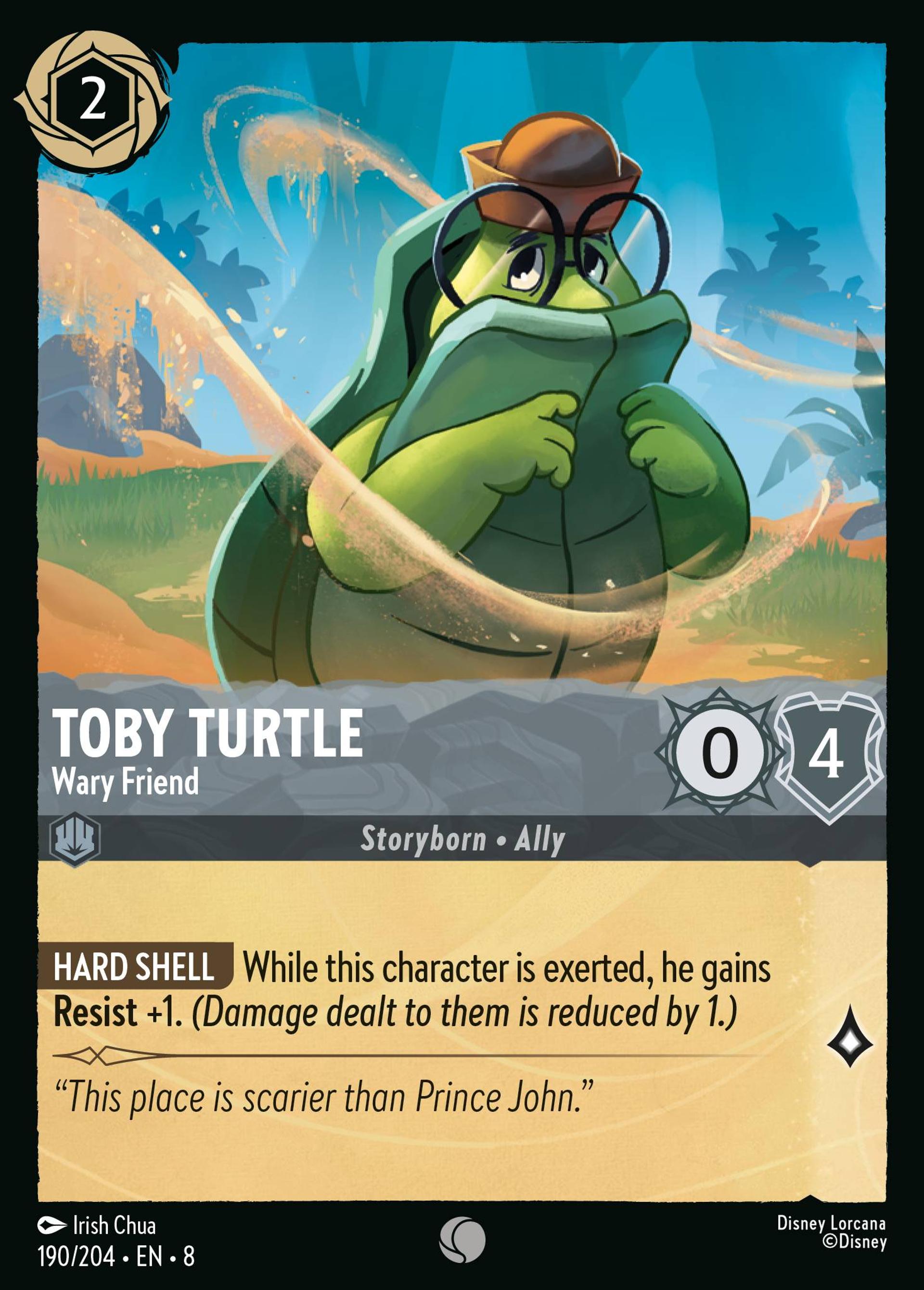 Toby Turtle - Wary Friend — The Reign of Jafar — Lorcana