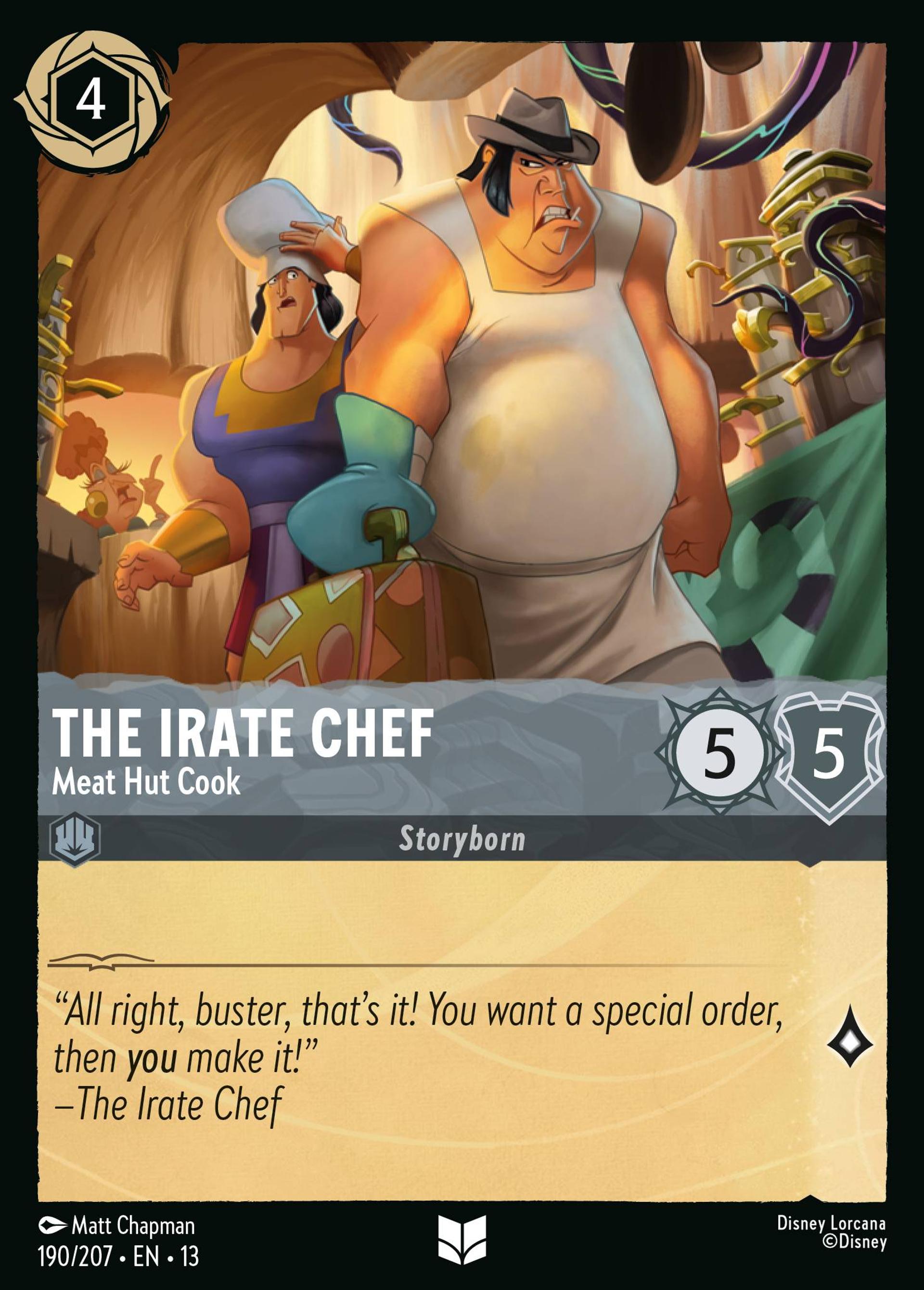 Chef cuisinier excédé - Cuisinier à la Poêle à Frire — Attack of the Vine! — Lorcana