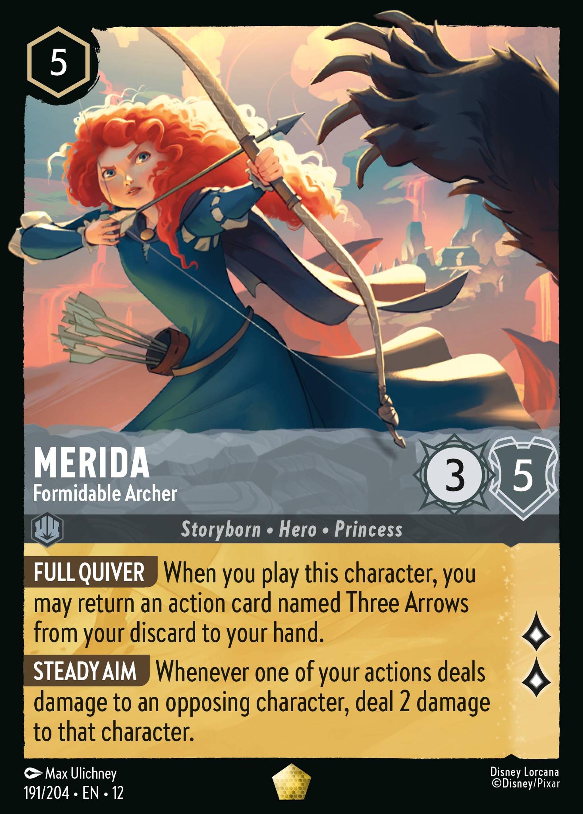 Merida - Archère redoutable — Wilds Unknown — Lorcana