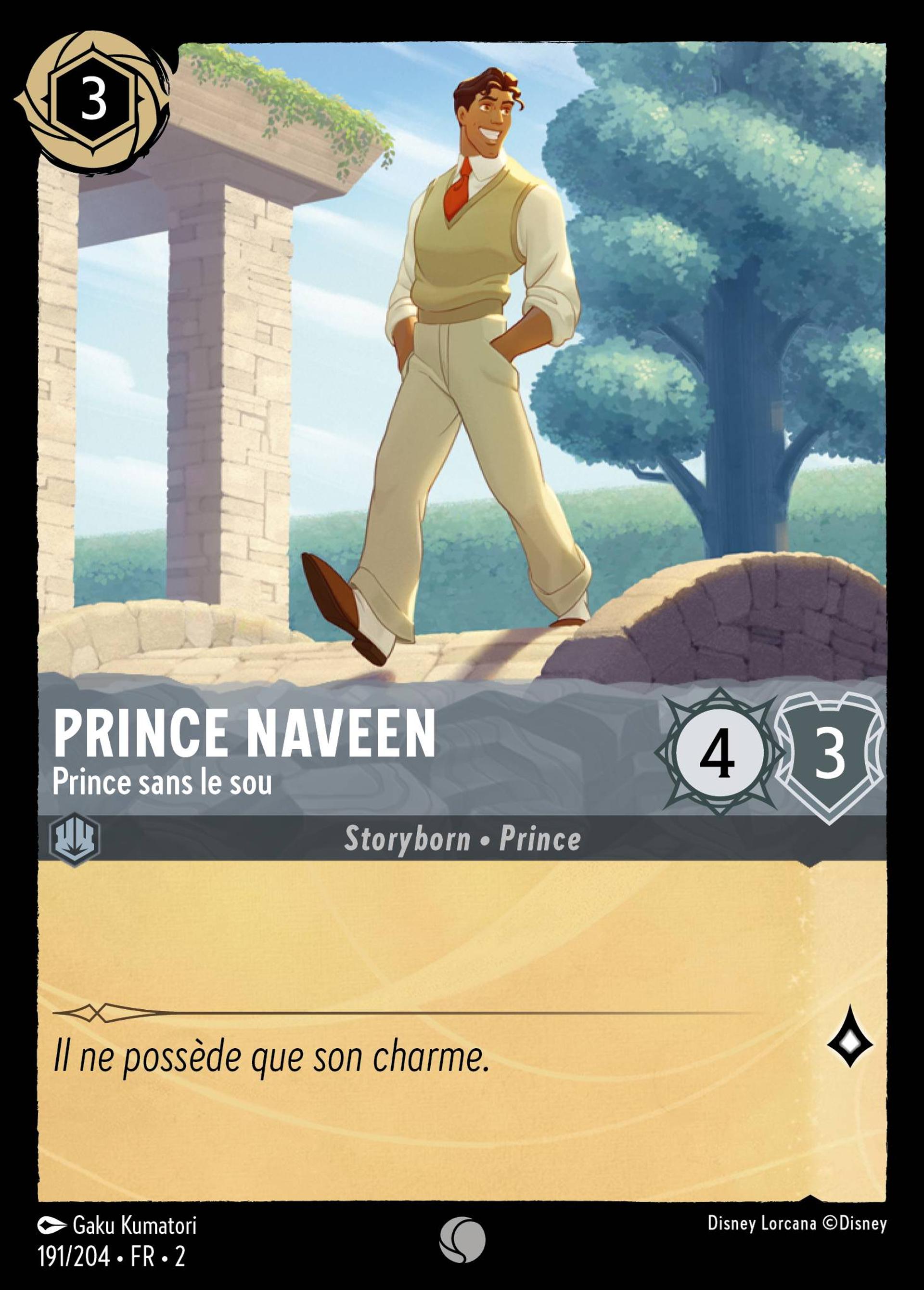Prince Naveen - Prince sans le sou — Rise of the Floodborn — Lorcana