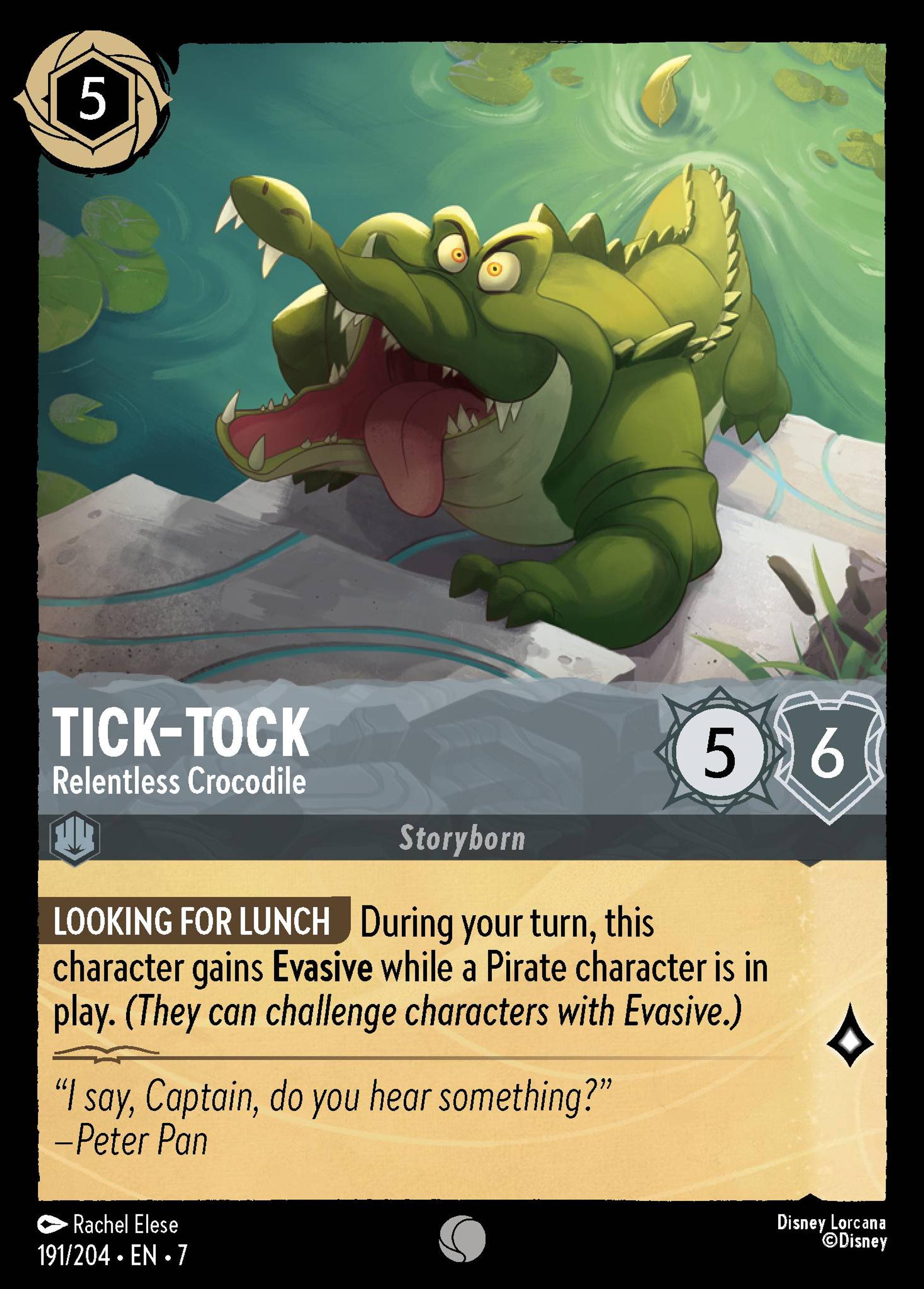Tic-Tac - Crocodile acharné — Archazia's Island — Lorcana