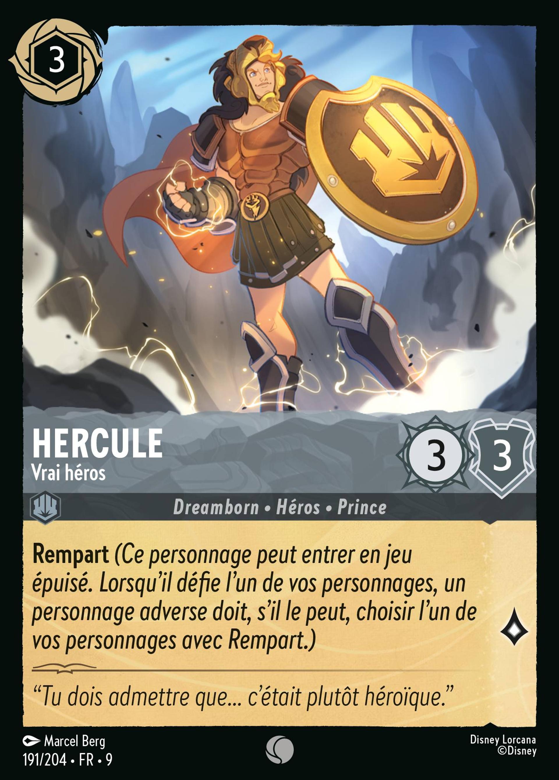 Hercule - Vrai héros — Fabled — Lorcana