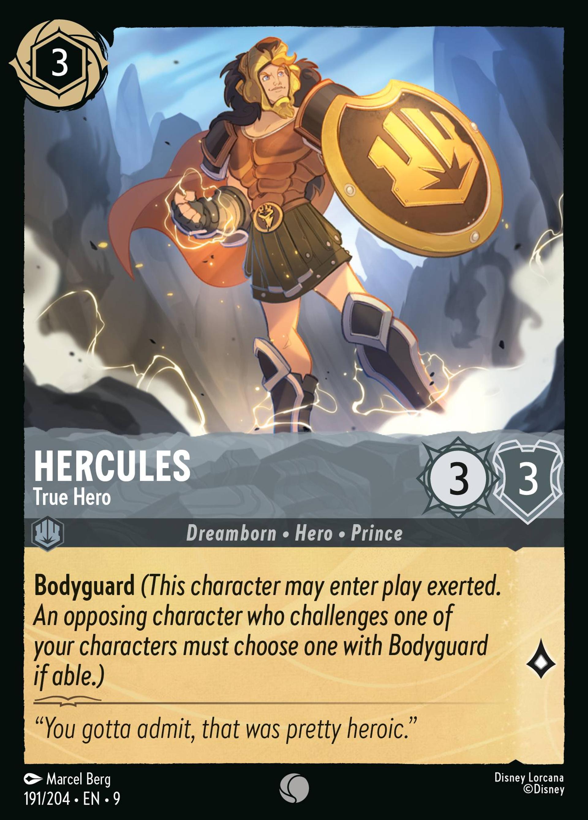 Hercules - True Hero — Fabled — Lorcana