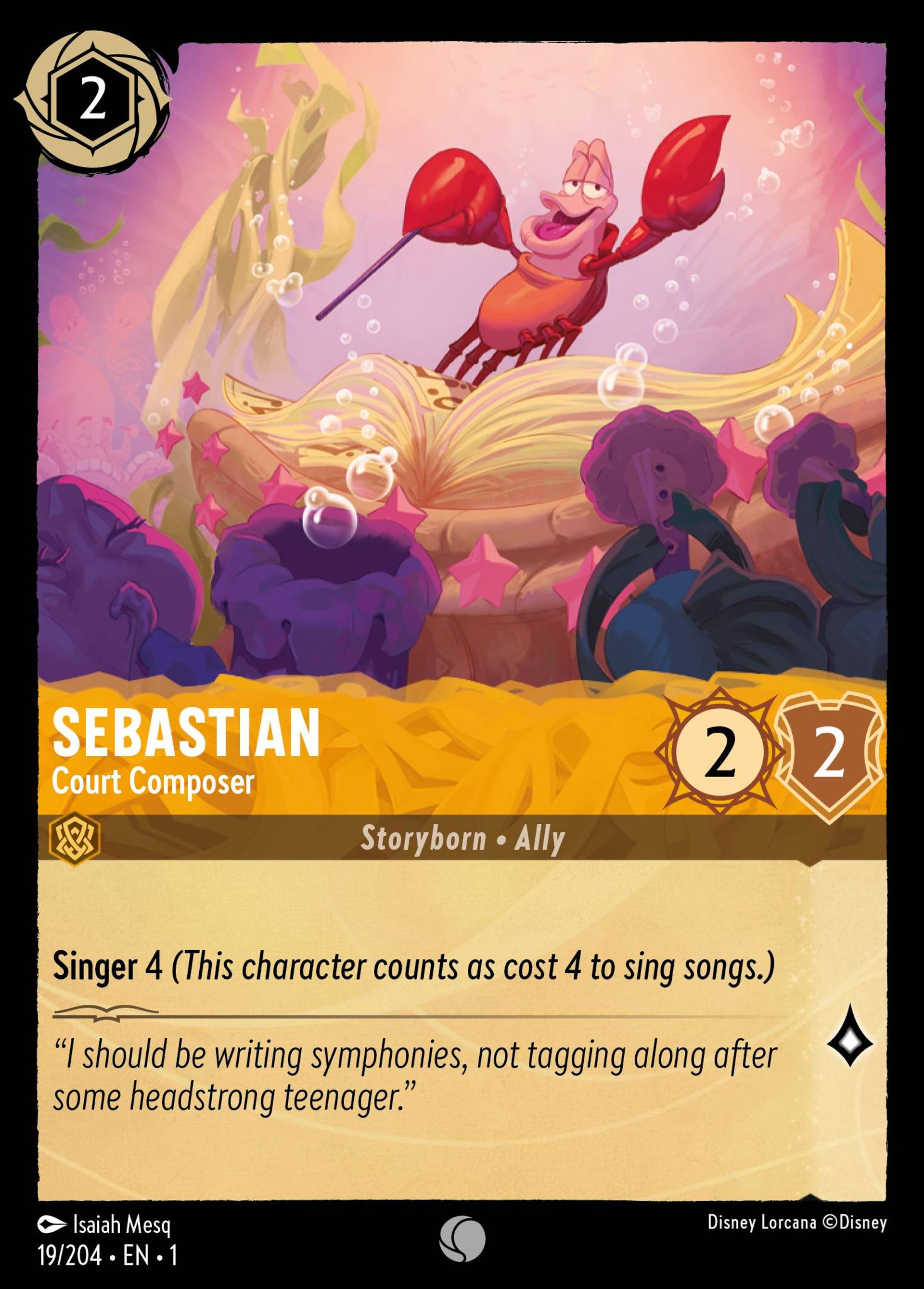 Sebastian - Court Composer — The First Chapter — Lorcana