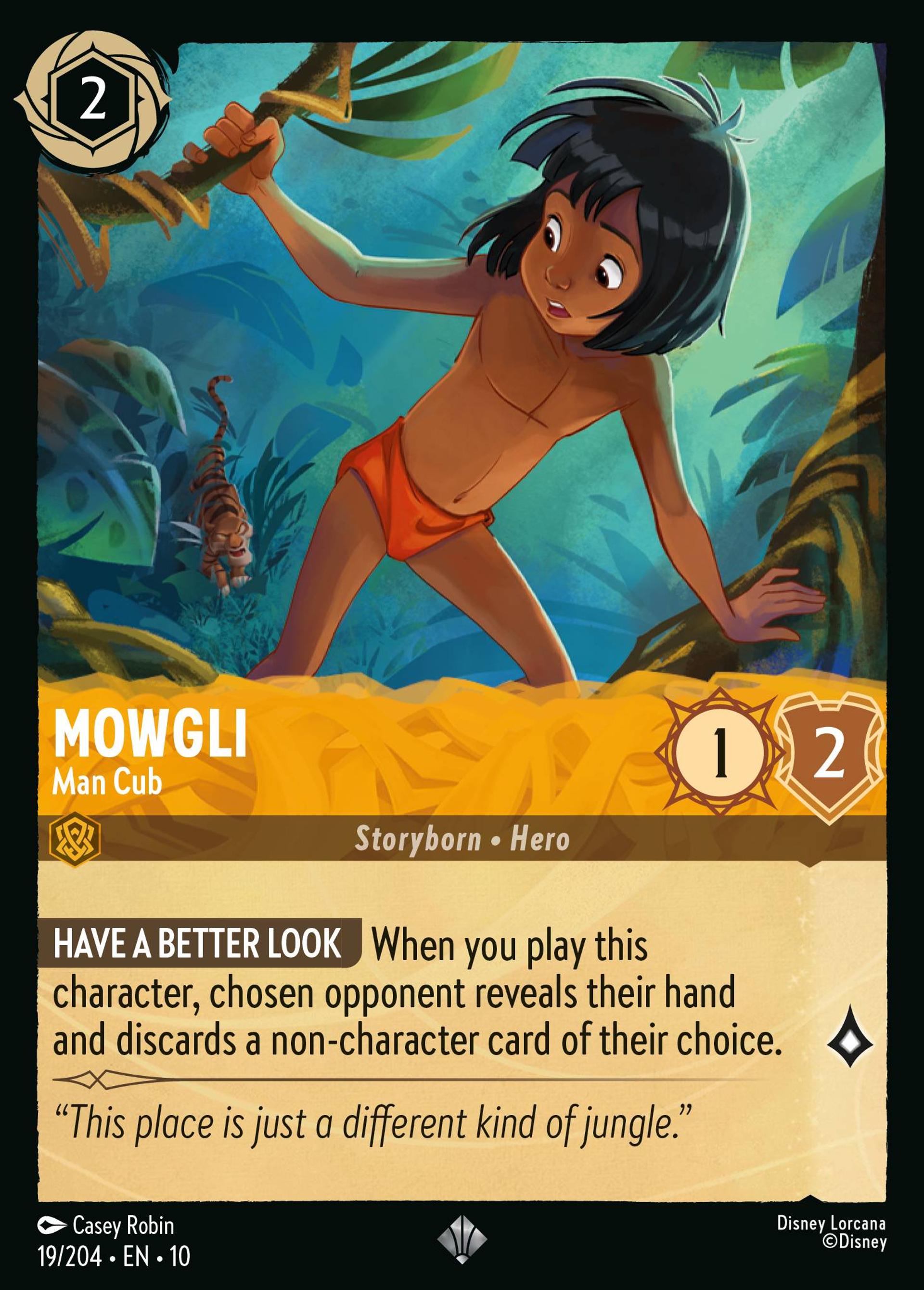 Mowgli - Man Cub — Whispers in the Well — Lorcana