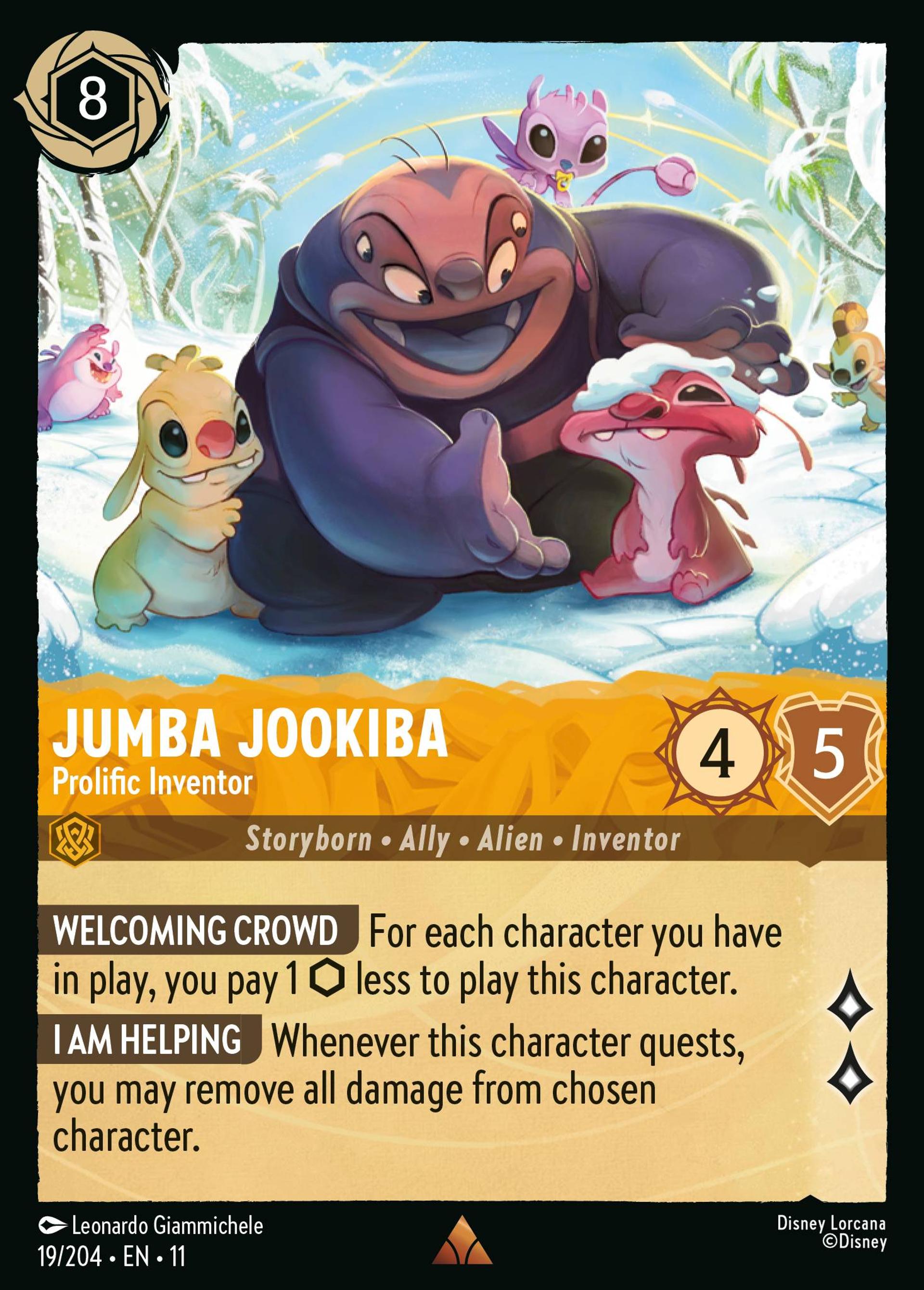Jumba Jookiba - Prolific Inventor — Winterspell — Lorcana