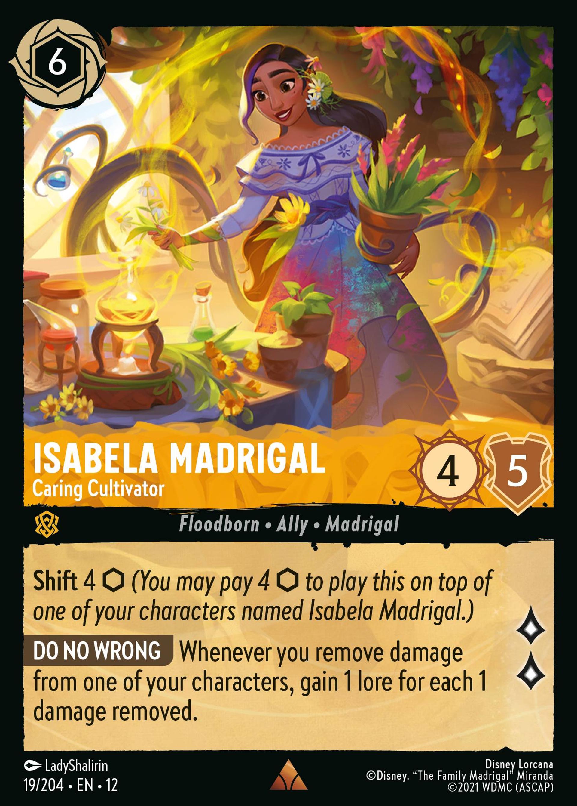 Isabela Madrigal - Caring Cultivator — Wilds Unknown — Lorcana